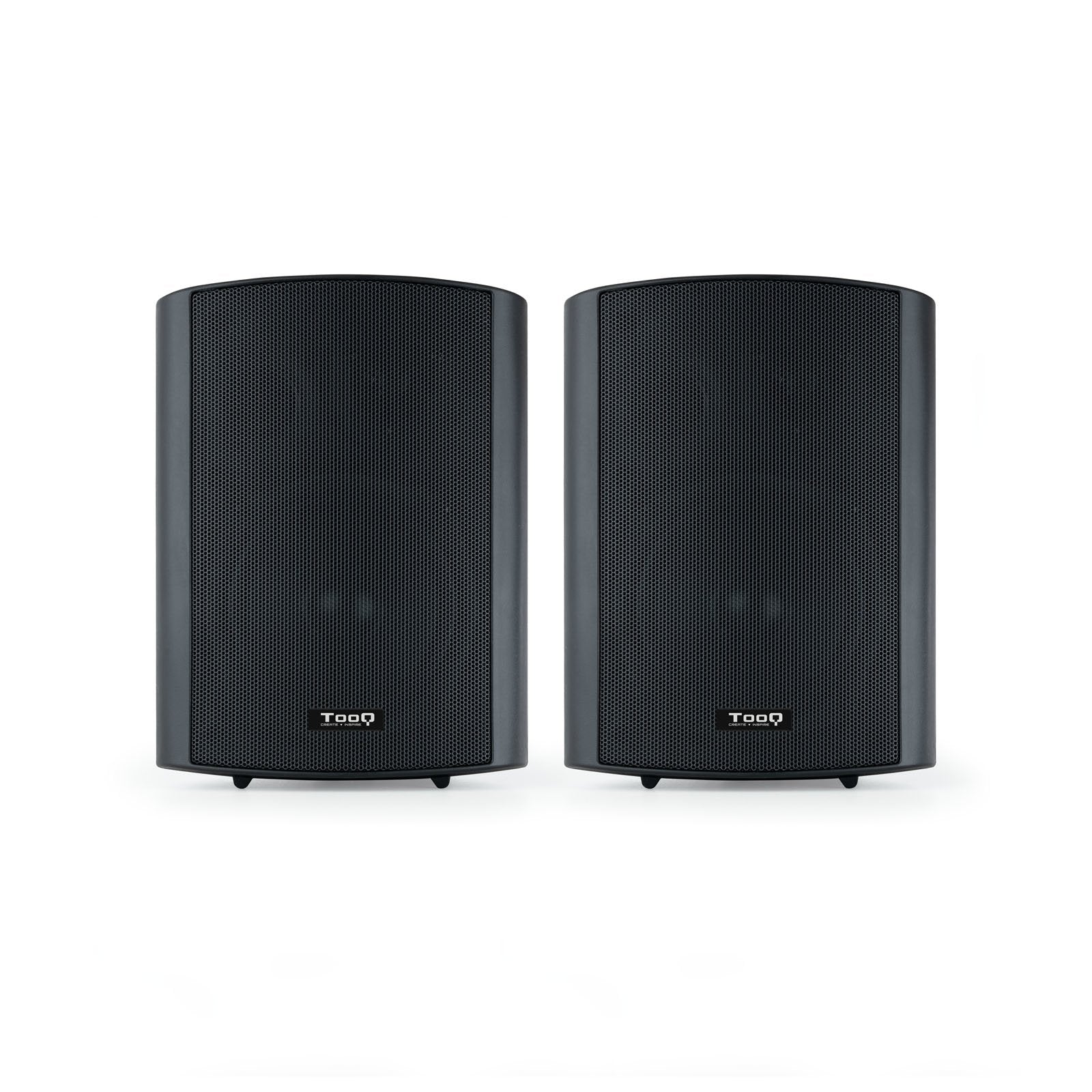 Tooq Altavoces Autoamplificados De Pared - 2x30w - Negro