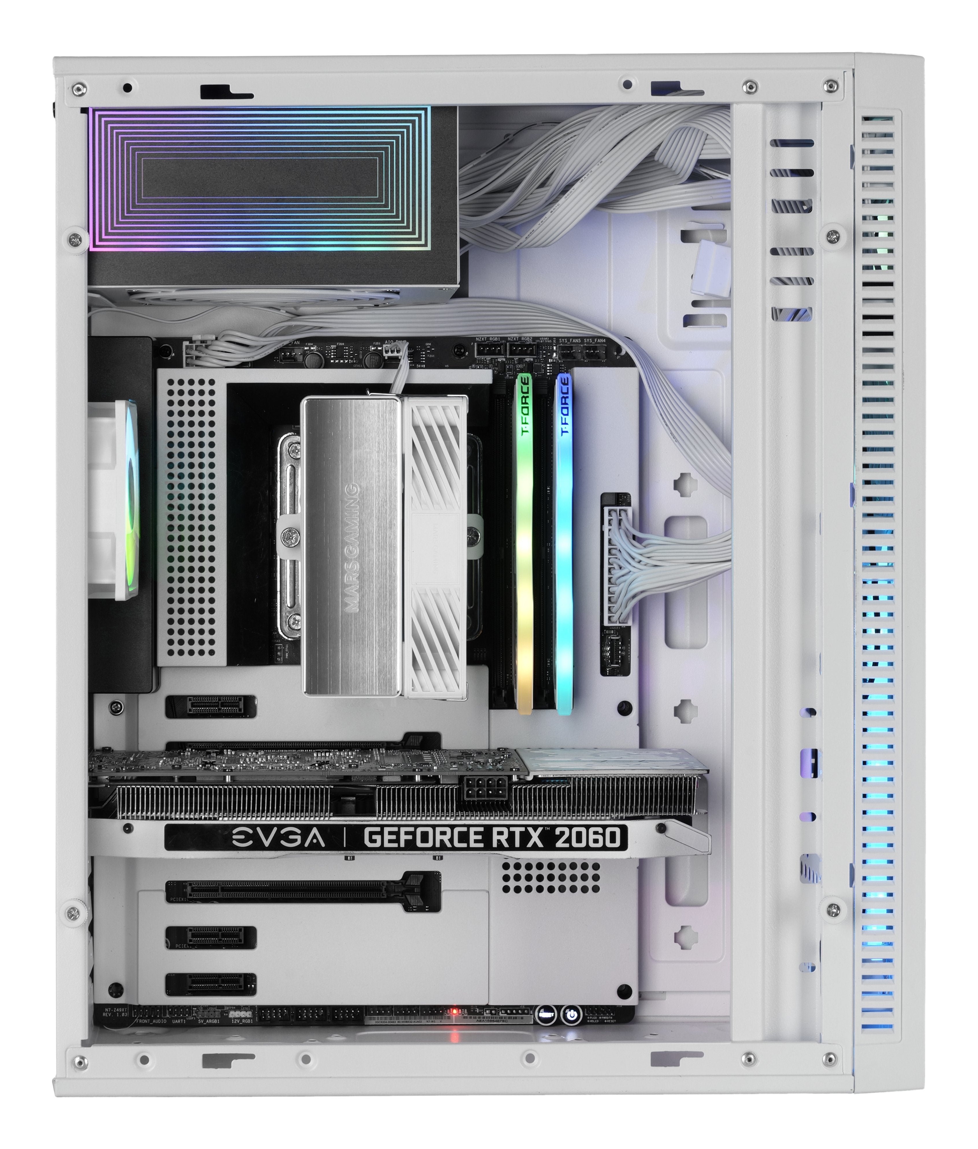 Caja Gaming Semitorre Mars Gaming Mc-Blaze Blanca