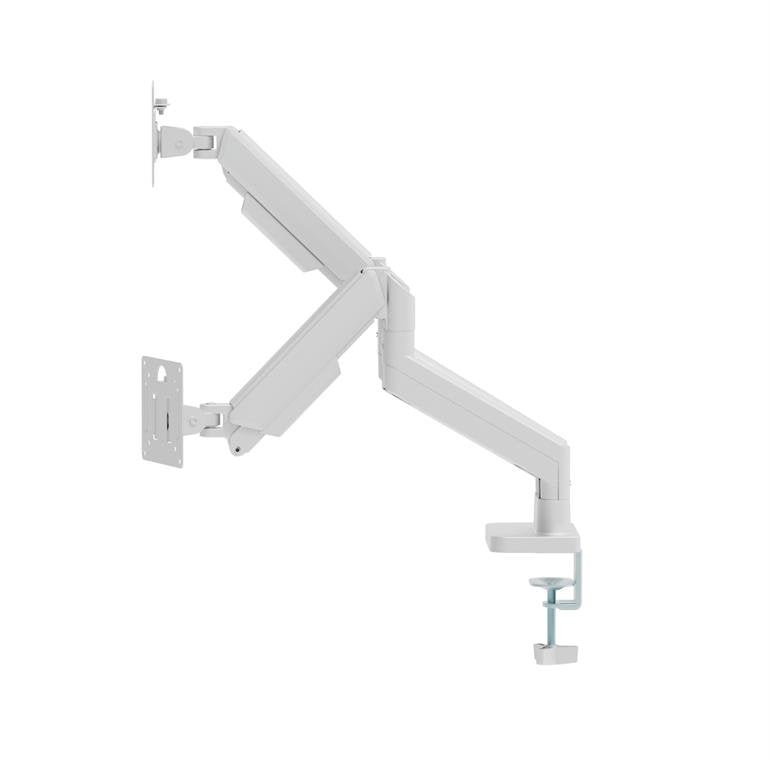 Gembird Desk Mounted Adjustable Double Monitor Arm 17-32" White