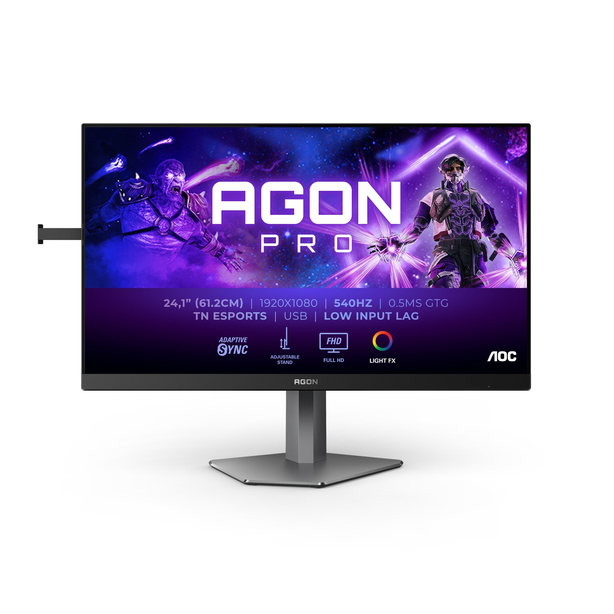 EAN 4038986142120 - AOC AGON PRO AG246FK pantalla para PC 61,2 cm (24.1") 1920 x 1080 Pixeles Full HD LCD Negro imagen 2