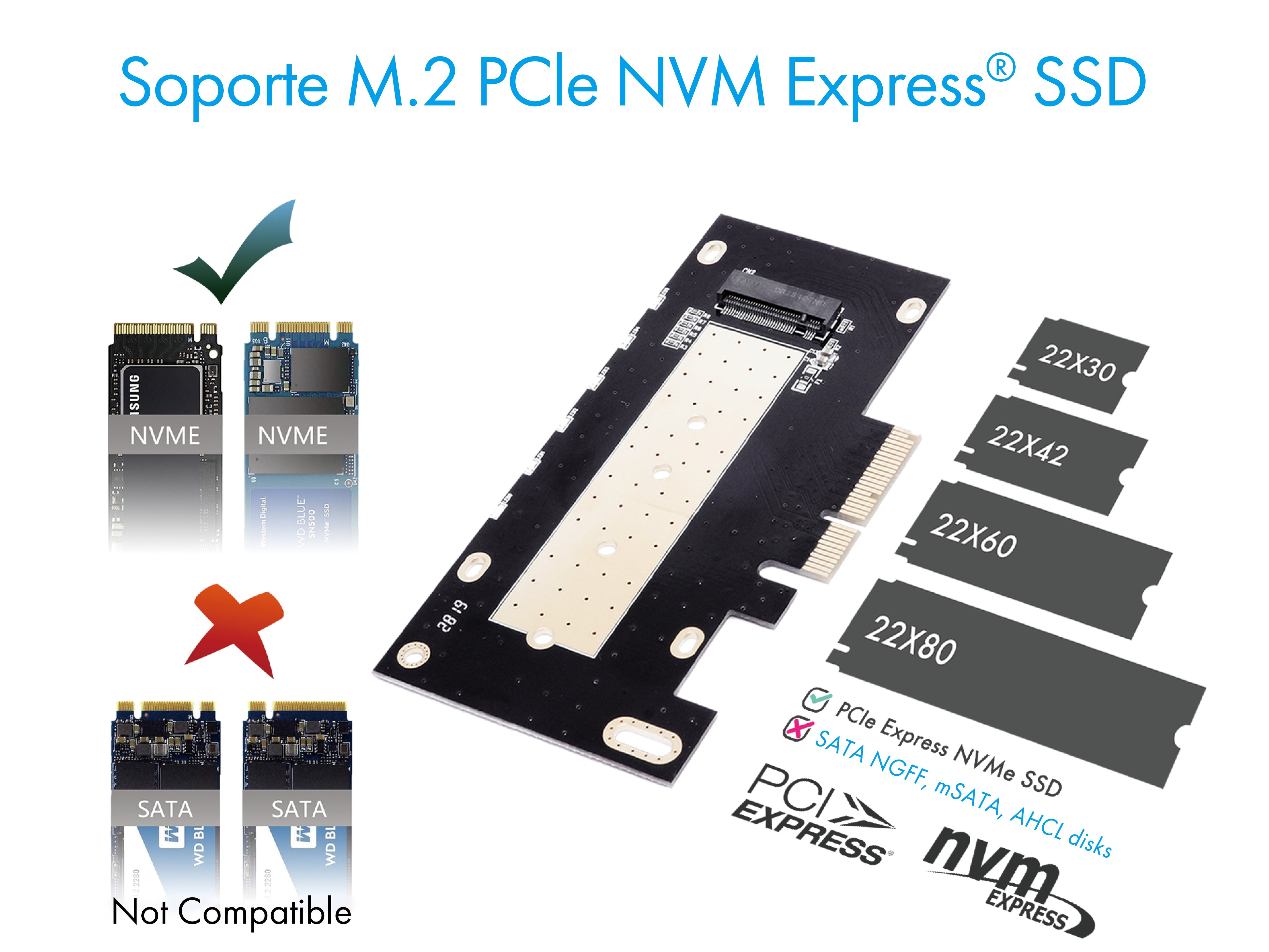Icy Box Ib-Pci214m2-Hsl Tarjeta Y Adaptador De Interfaz M.2 Interno