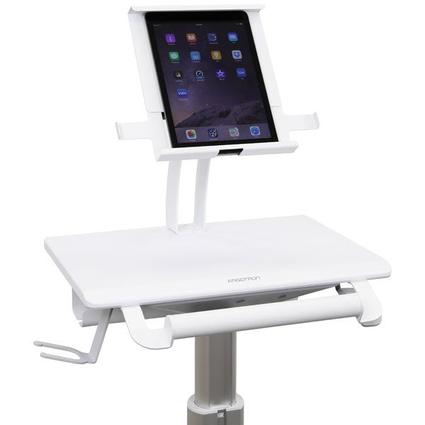 Ergotron Styleview Tablet-Wagen Sv10 Fuer Tablets Bis 30,5cm 12zoll Bis 38cm Hoehenverstellbar Fuer Sitzende Und Stehende Nutzung