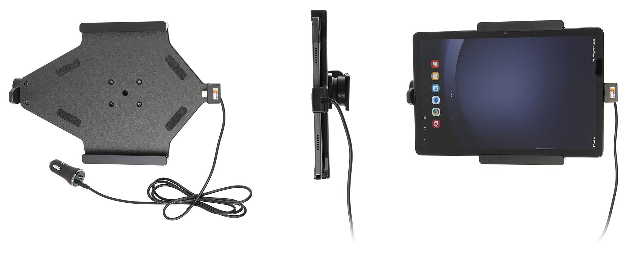 EAN 7320287533897 - Brodit 753389 soporte Soporte activo para teléfono móvil Tablet/UMPC Negro imagen 2