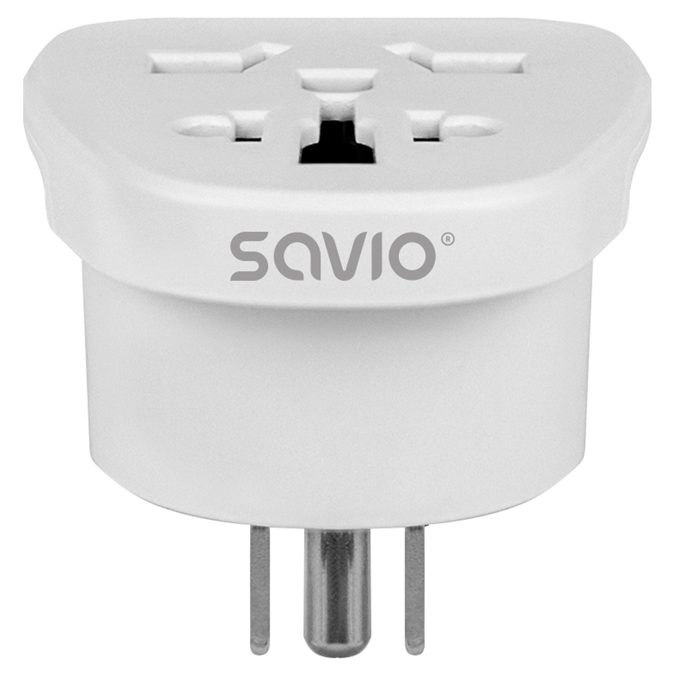 Savio Ap-07 Adaptador E Inversor De Corriente Universal 2500 W Blanco