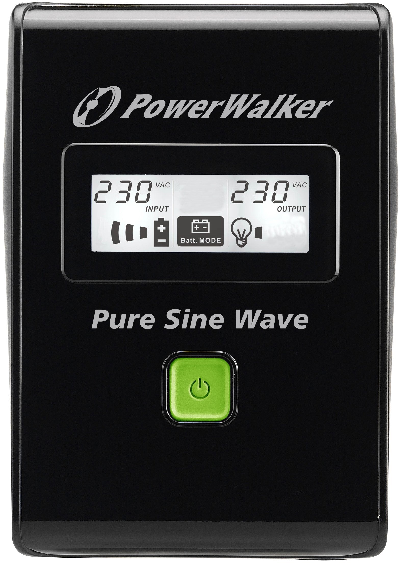 Bluewalker Vi 600 Sw Línea Interactiva 0,6 Kva 360 W 2 Salidas Ac, Ups Negro, Línea Interactiva, 0,6 Kva, 360 W, 162 V, 290 V, 220 V