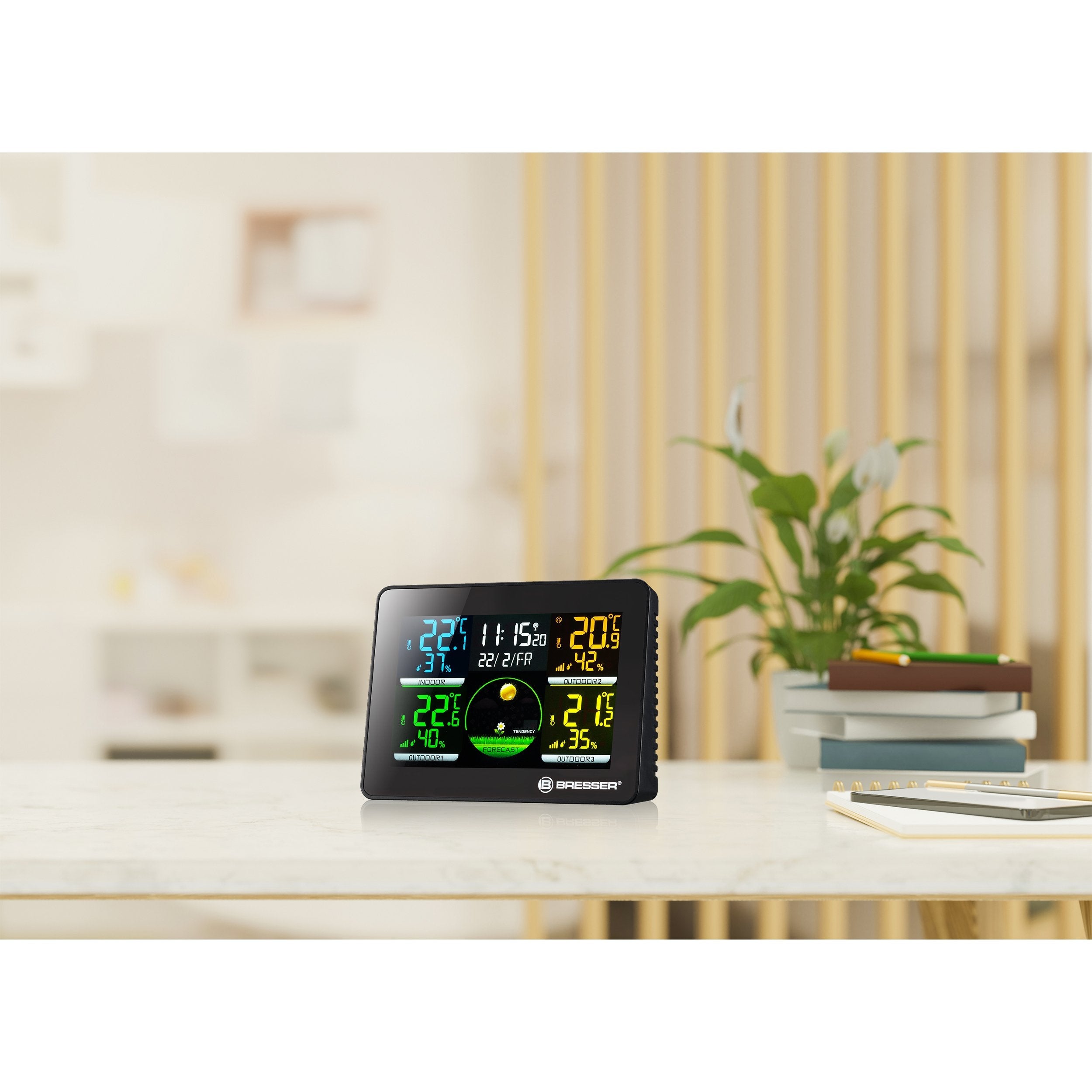 Bresser Thermo-/Hygrometer Quadro Nlx