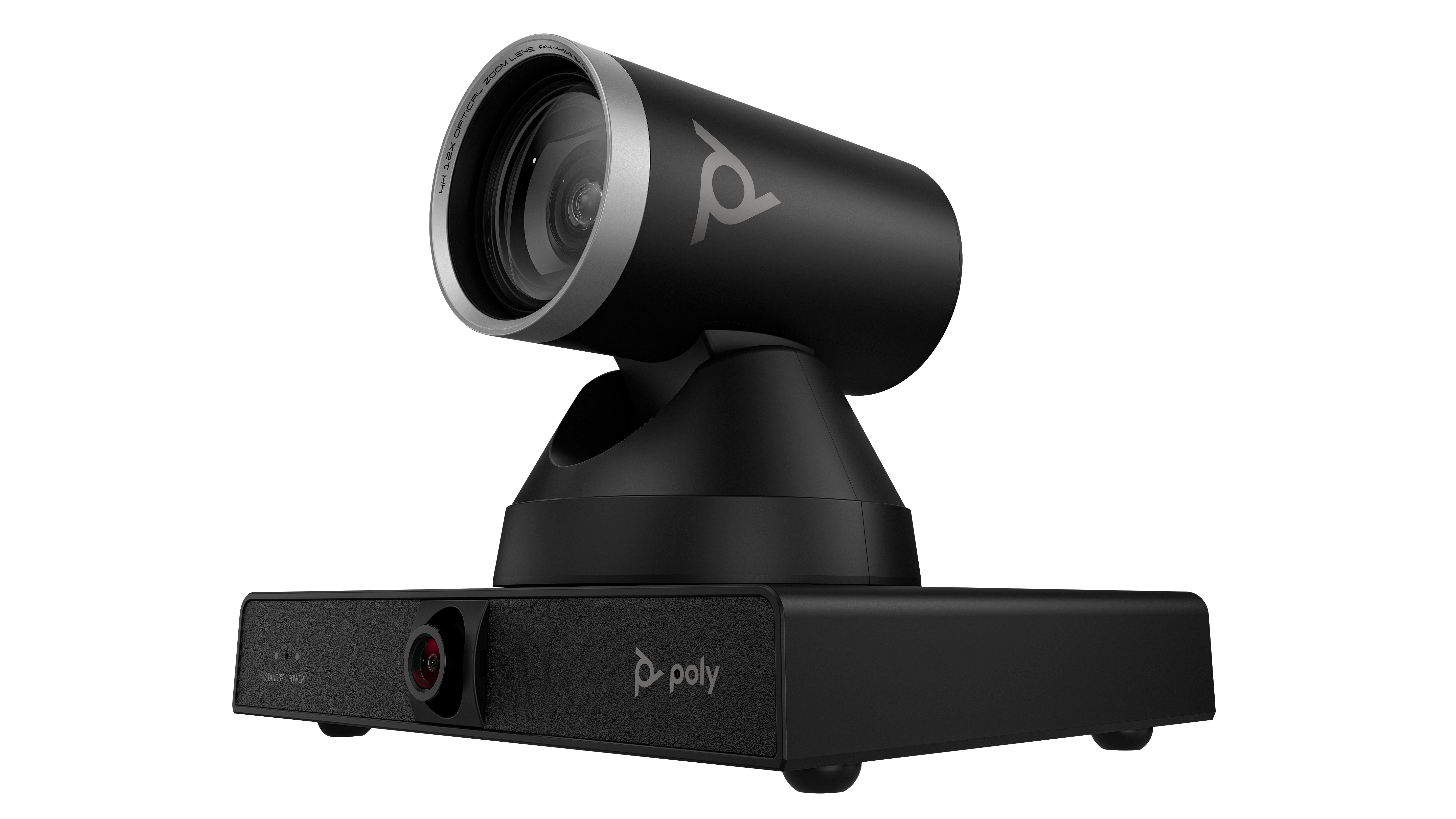 Hp Poly Studio E60 - Konferenzkamera - Ptz - Farbe - 2 X 8 Mp - 3840 X 2160 - 4k Uhd, 2160p - Audio - Lan - Usb - Dc 12 V Poe Plus - Taa-Konform