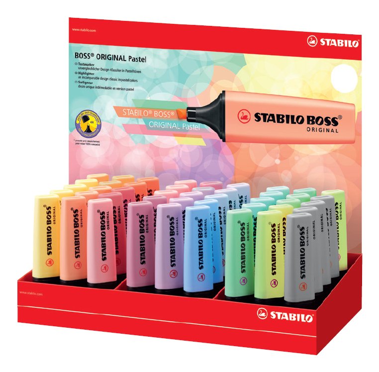 EAN 4006381577496 - STABILO BOSS ORIGINAL Pastel marcador 45 pieza(s) Punta de cincel Multicolor imagen 1