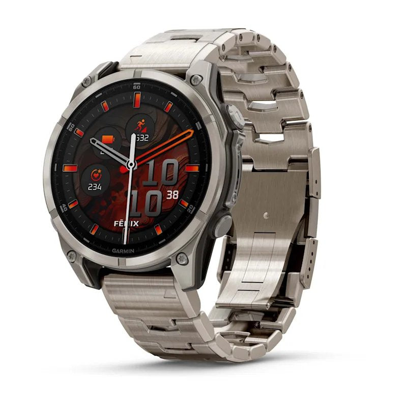 Smartwatch Garmin Fenix 8 3,56 Cm (1.4") Amoled 47 Mm Digital 454 X 454 Pixeles Pantalla Táctil Titanio Wifi Gps (Satélite)