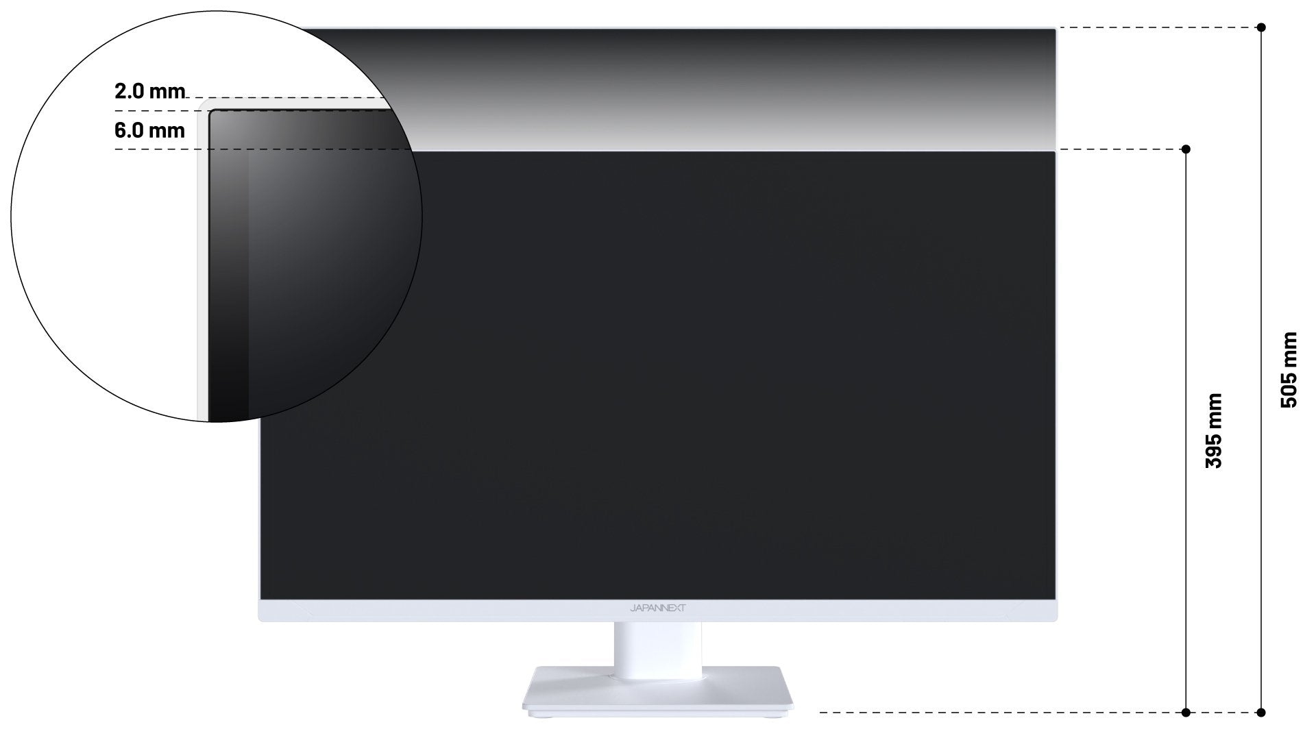 EAN 4589511175873 - JAPANNEXT JN-IPS270WQHD75F-C65W-HSP-W pantalla para PC 68,6 cm (27") 2560 x 1440 Pixeles Quad HD LED Blan imagen 4