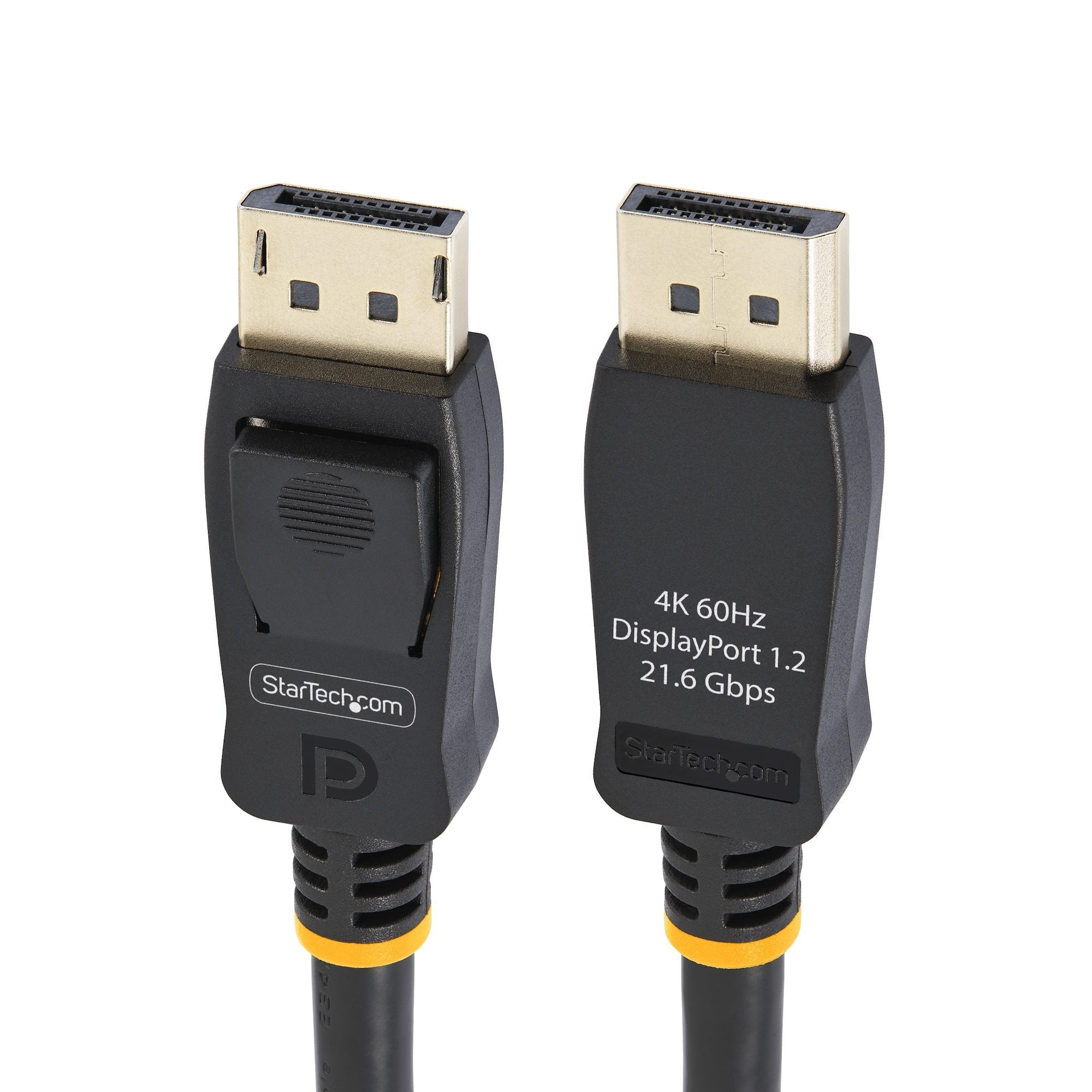 Startech.Com Cable Displayport 1.2 4k 60hz De 2m - Cable Dp Uhd Con Pestillos - Con Certificación Vesa - Cable Para Monitor Displayport - Paquete De 10
