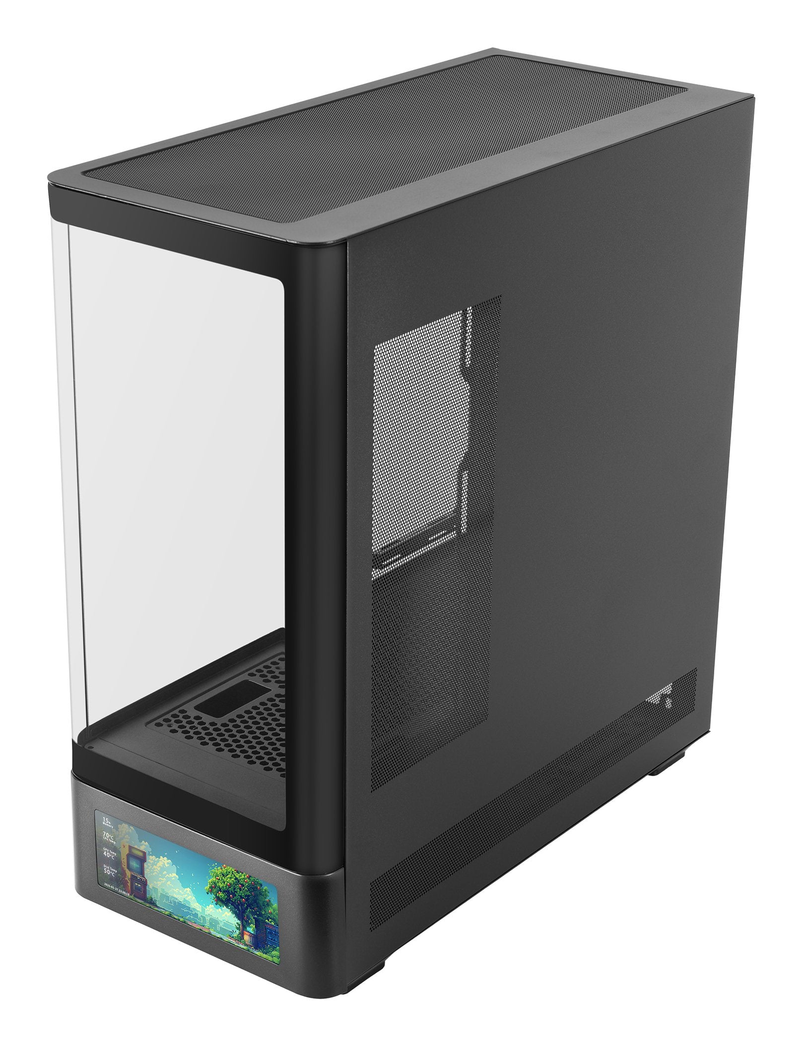 EAN 8435693112709 - Mars Gaming MCLCDPRO carcasa de ordenador Midi Tower Negro imagen 4