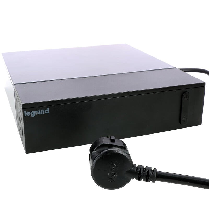 EAN 3414971942820 - Legrand 049430 base múltiple 2 m 8 salidas AC Interior Negro imagen 2