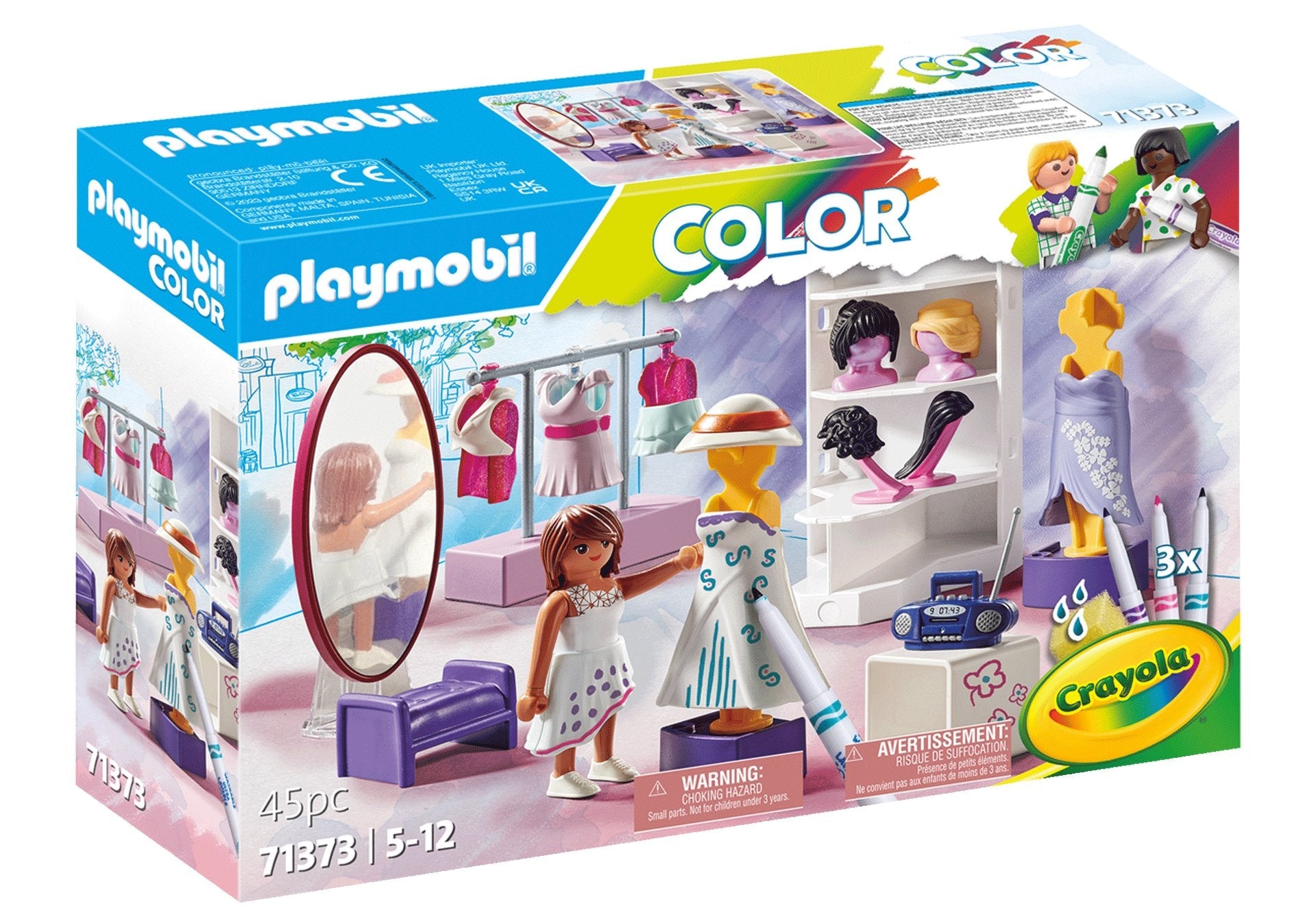 Playmobil 71373 Set Diseño De Moda Color