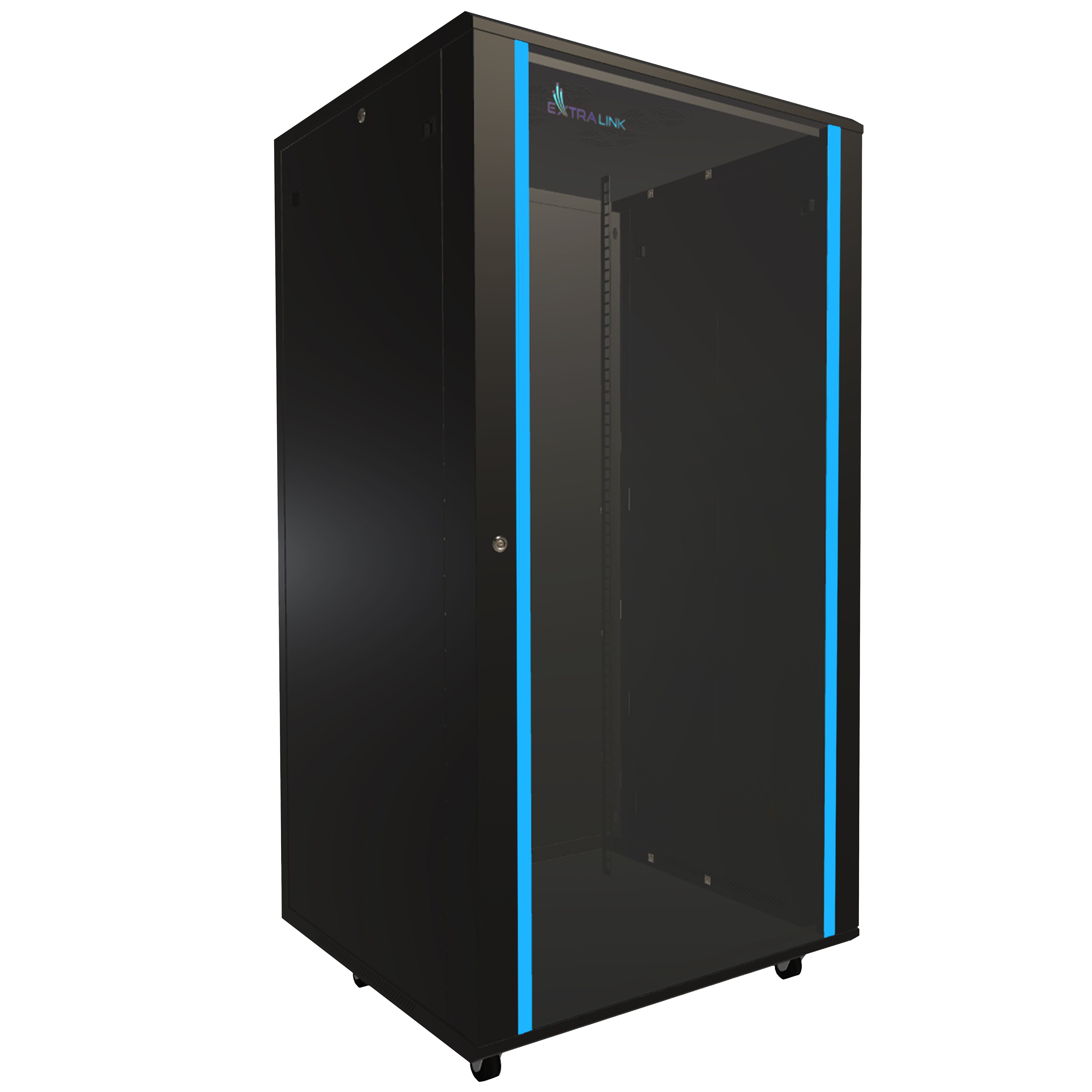 Armario Rack Extralink 32u 800x800 Negro