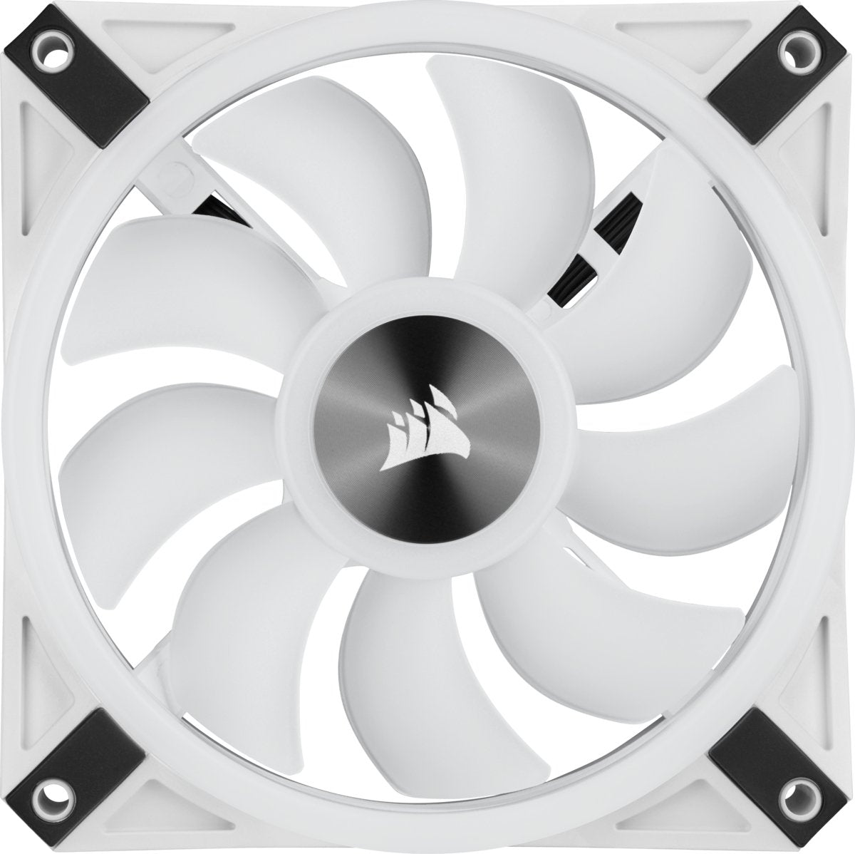 Case Acc Fan 12cm Corsair Ql120wh Rgb 3pcs Rgb Pwm 1500rpm 71m³/H 26dba 4pin Triple Pack White