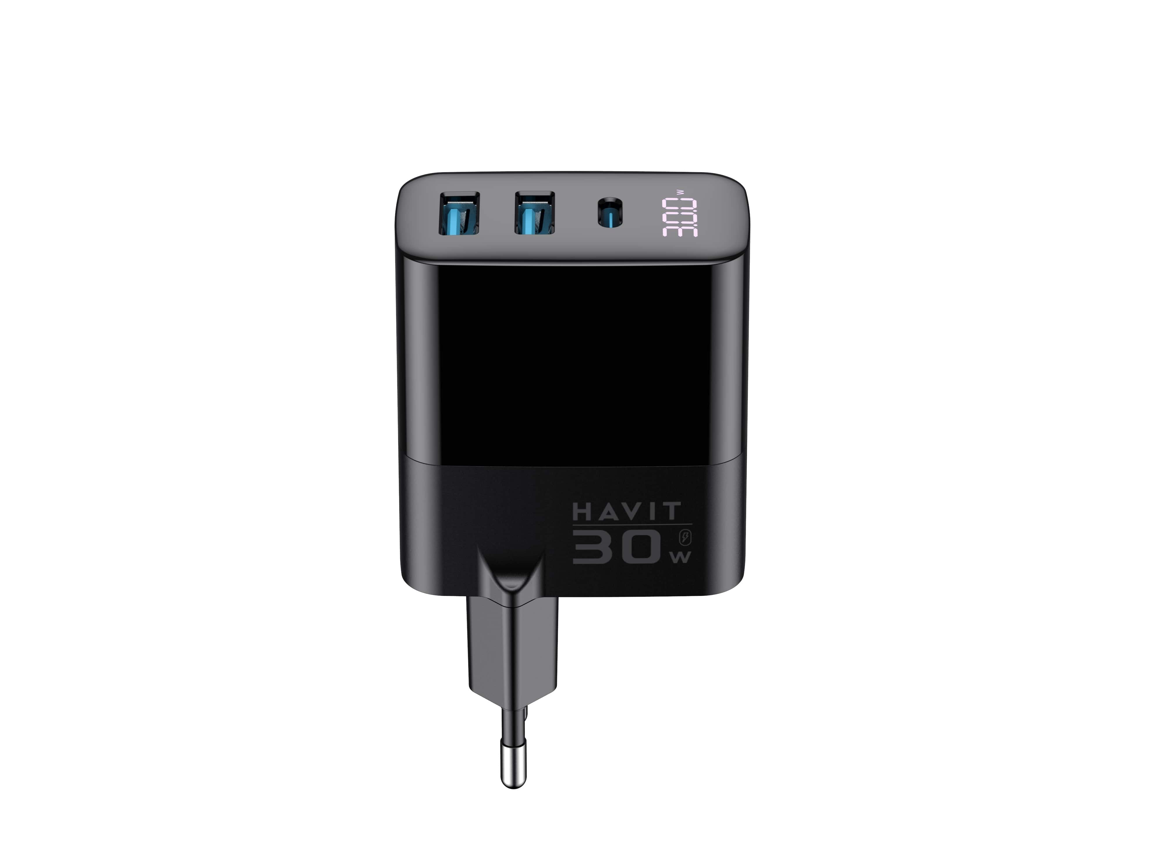 EAN 6939119068677 - Havit 6939119068677 cargador de dispositivo móvil Negro Carga rápida Interior imagen 2