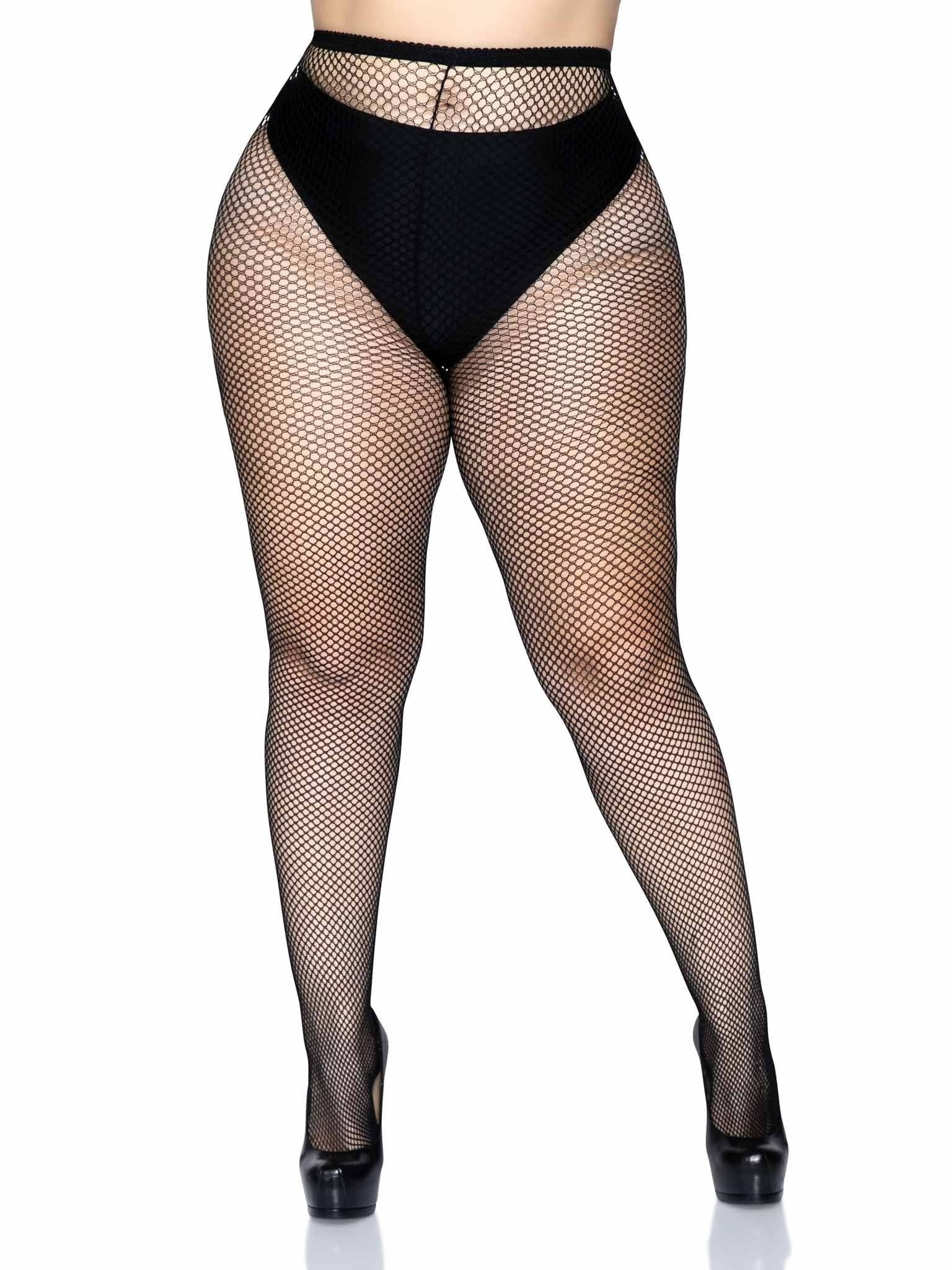 Leg Avenue - Medias En Red Talla Grande