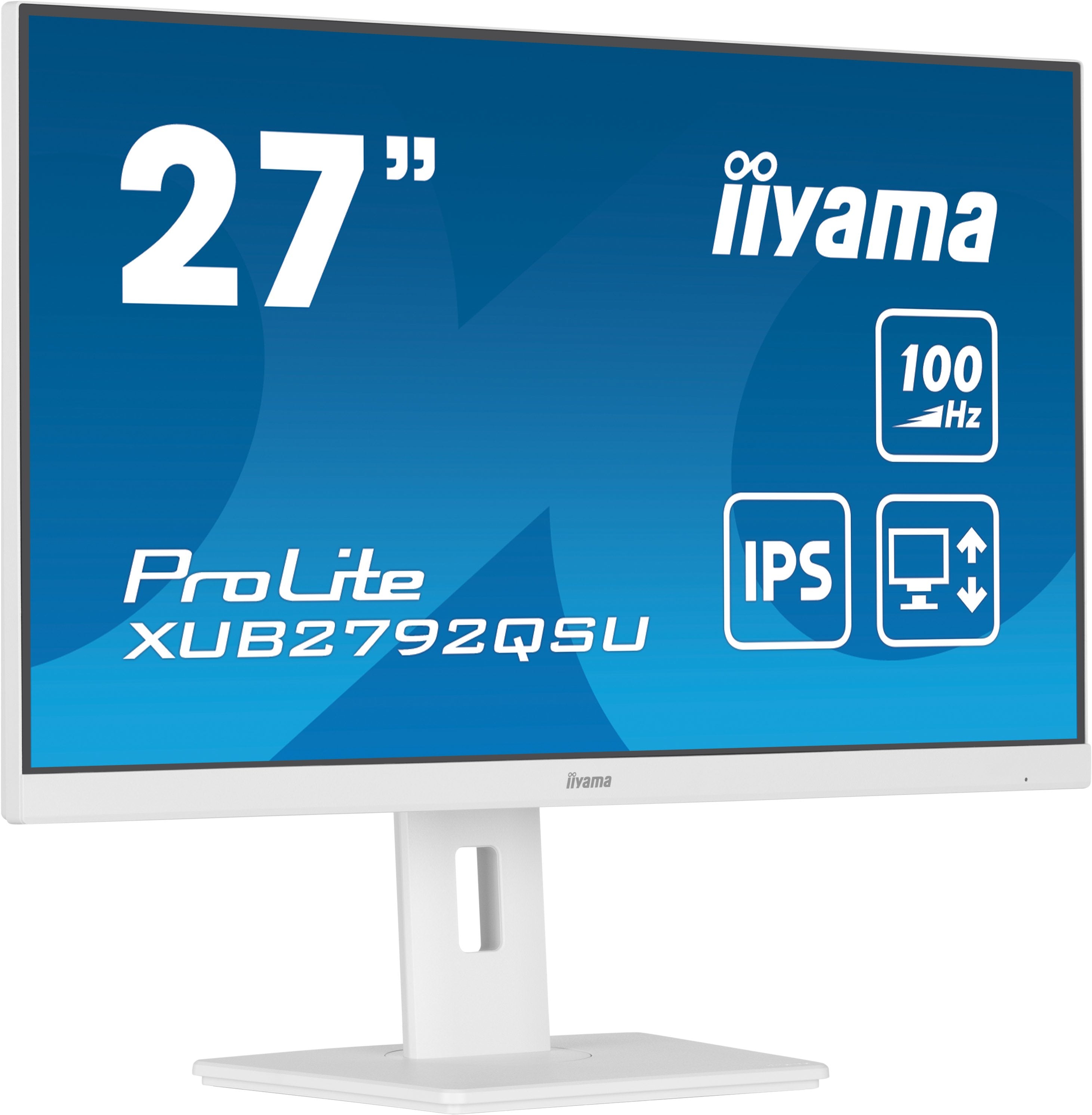 EAN 4948570123384 - iiyama ProLite XUB2792QSU-W6 pantalla para PC 68,6 cm (27") 2560 x 1440 Pixeles Wide Quad HD LED Blanco imagen 3