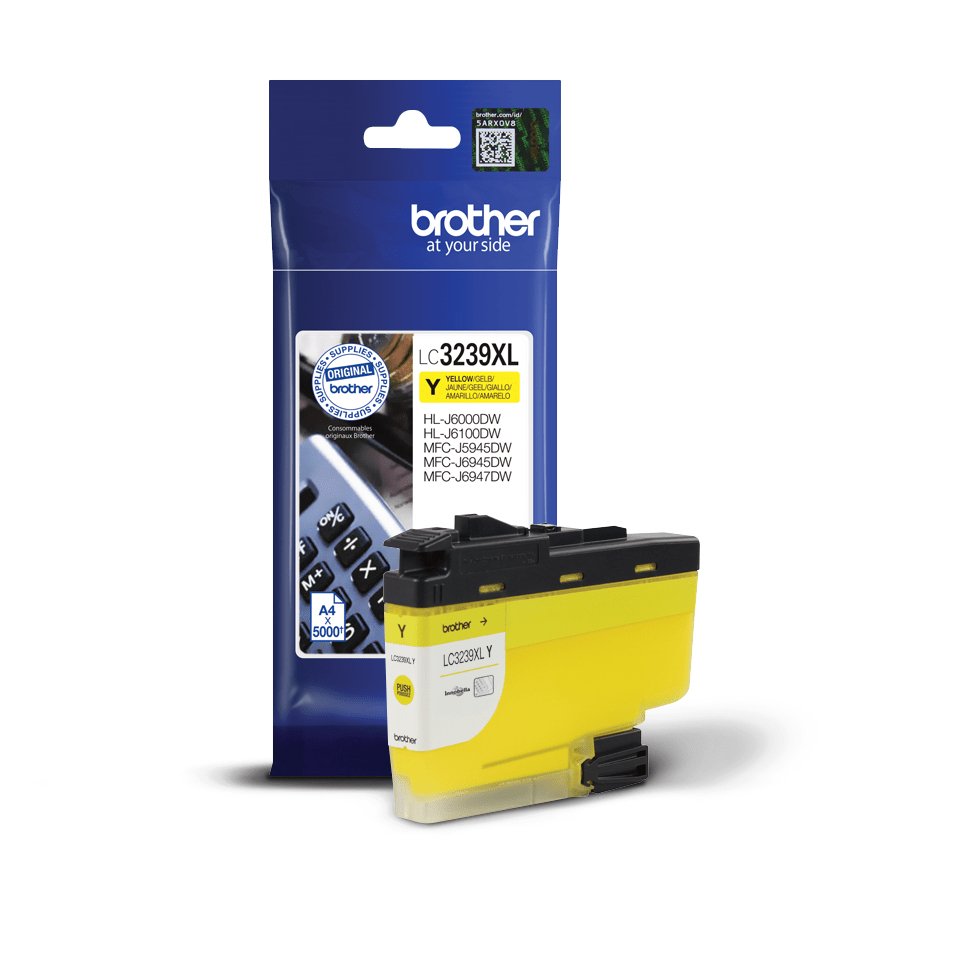 EAN 4977766787956 - Brother LC-3239XLY cartucho de tinta 1 pieza(s) Original Alto rendimiento (XL) Amarillo imagen 3