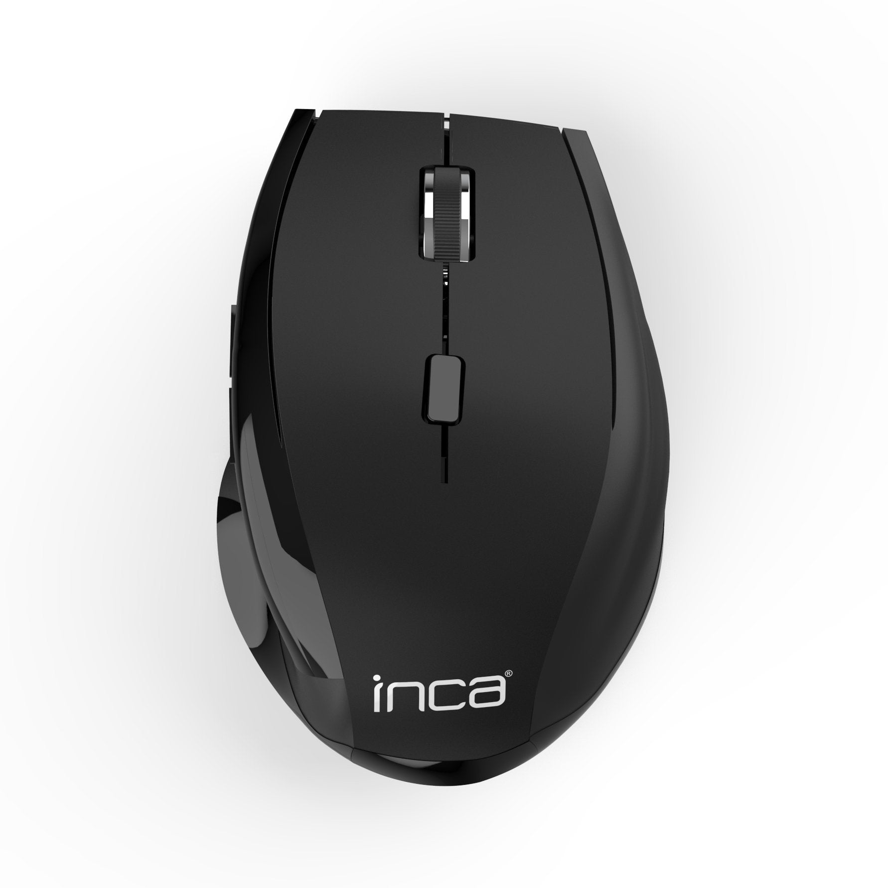 Inca Raton Iwm-500gl Nano-Usb, Wireless, Laser, 1600 Dpi, Negro Retail