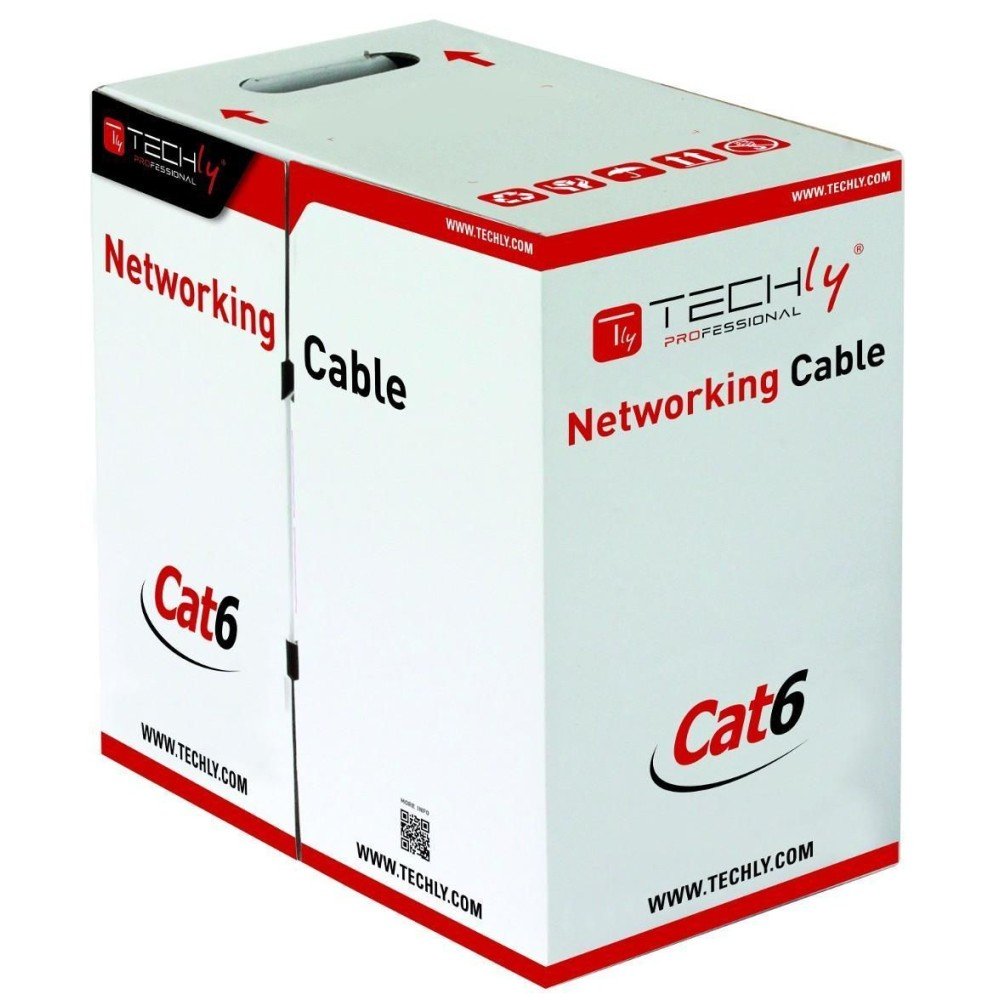 EAN 8054529022595 - Techly ITP9-RIS-0305 cable de red Gris 305 m Cat6 S/FTP (S-STP) imagen 1