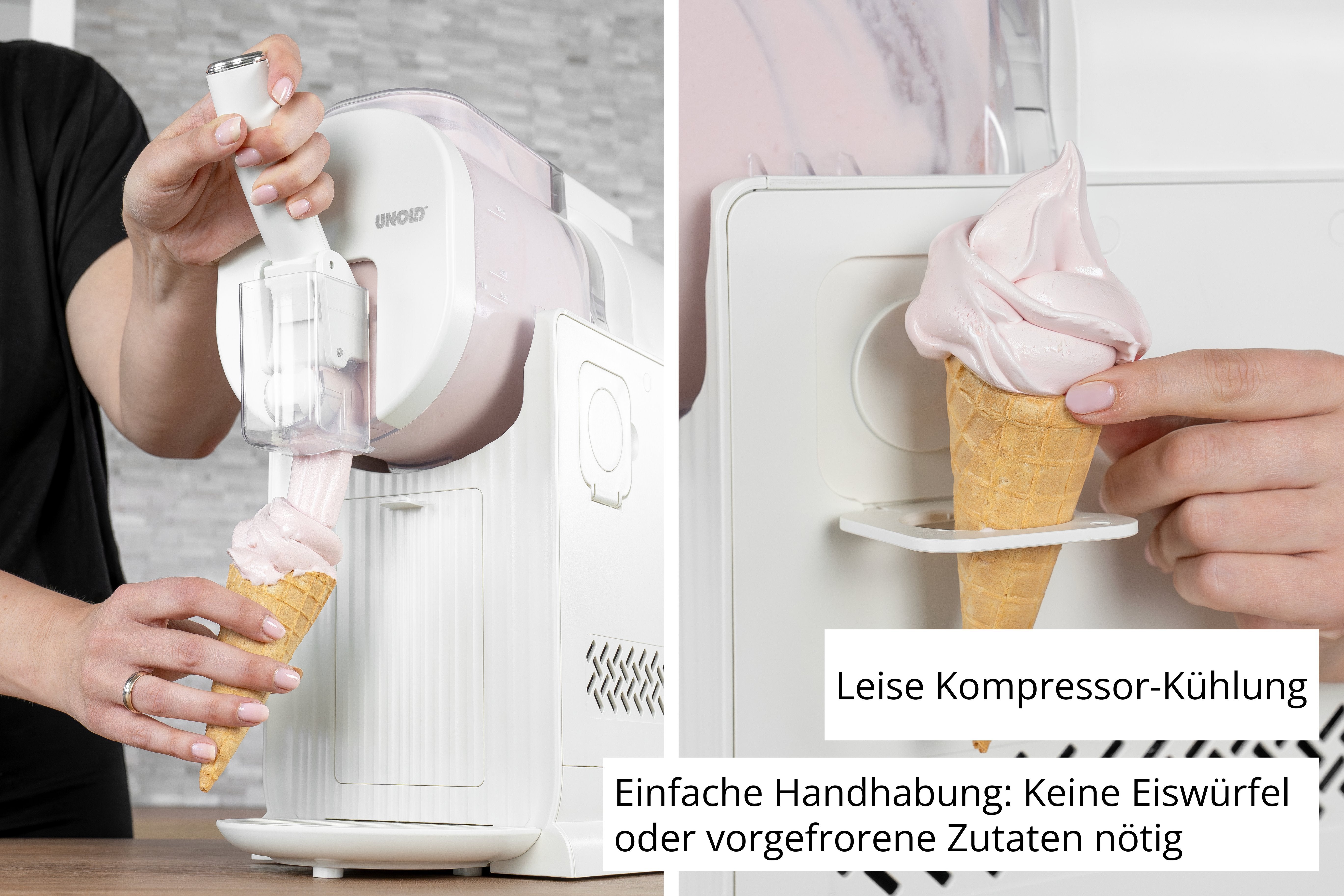 Unold 48960 Sofia Creme 2in1 Slush- & Softeismaschine