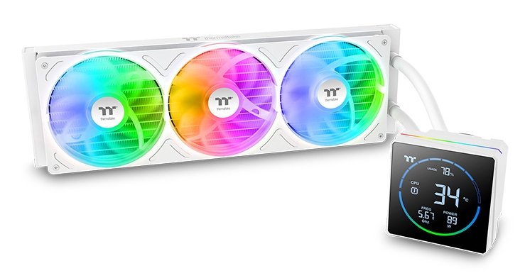 Refrigeración Líquida Cpu K Thermaltake Th360-S V3 Argb Sync Aio Snow Edition