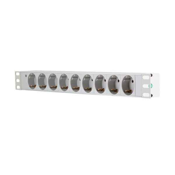 Regleta 9er De Enchufes 19" Pdu Logilink Gris Claro