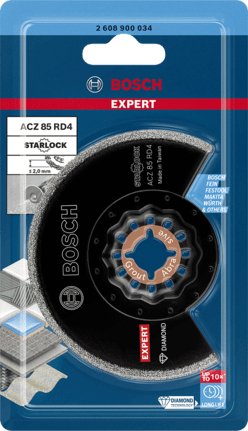 Hoja De Sierra Segmentada De Diamante Bosch Expert Acz 85 Rd4 Lechada + Abrasivo 85mm (Ancho De Corte 2 Mm) 2608900034