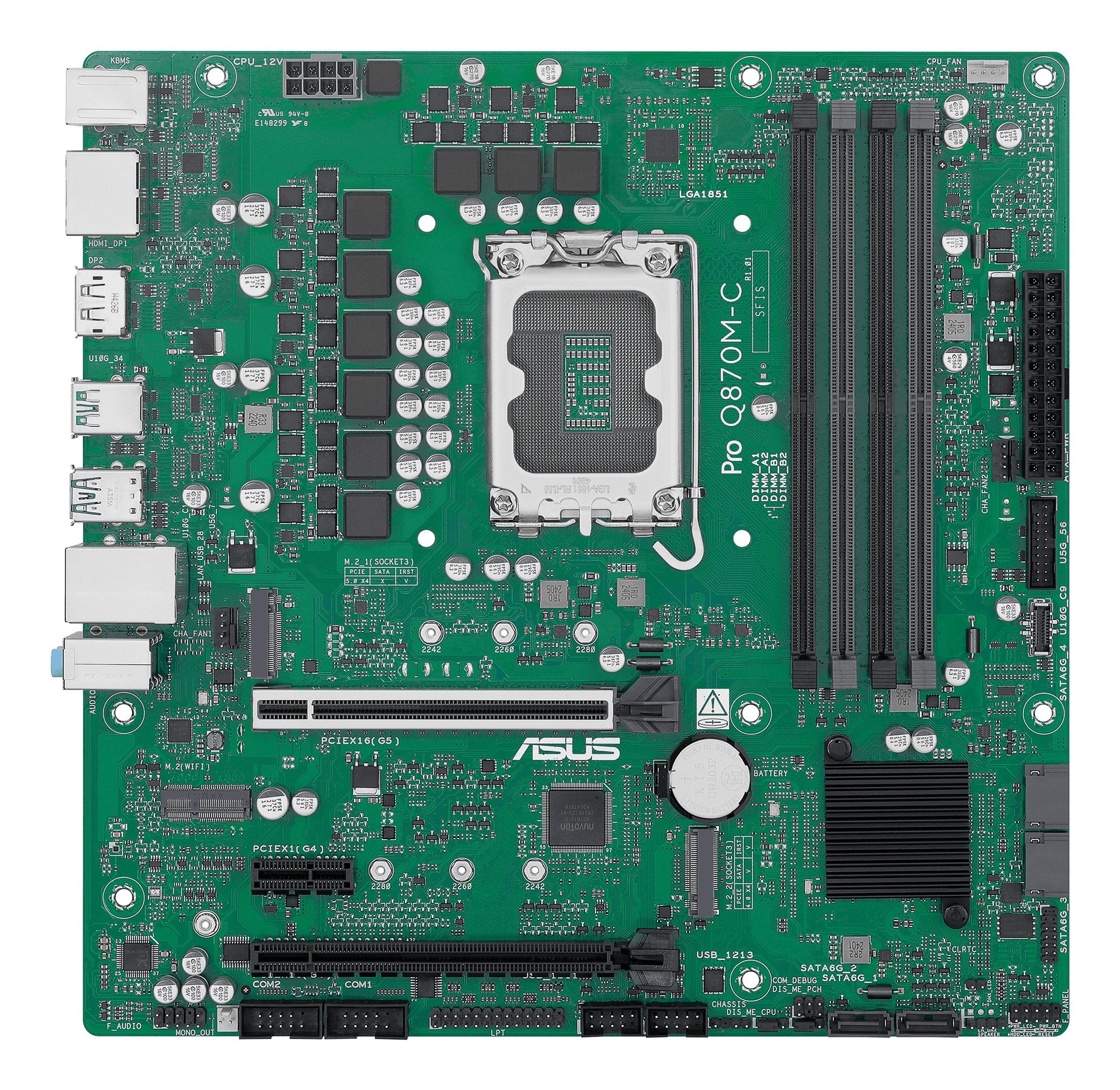 EAN 4711387880586 - ASUS PRO Q870M-C-CSM Intel Q870 LGA 1851 (Socket V1) micro ATX imagen 2