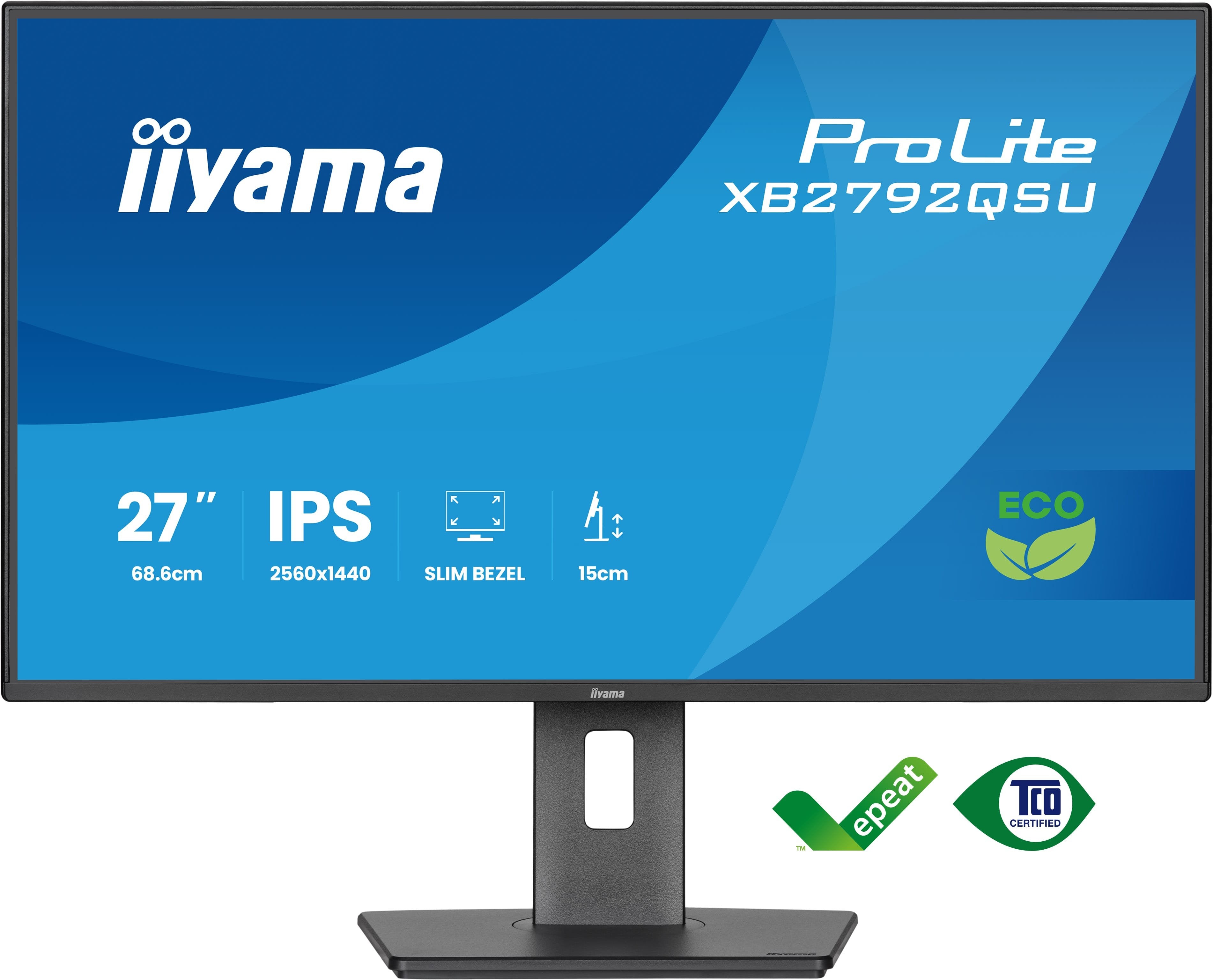 EAN 4948570126200 - iiyama ProLite XB2792QSU-B1 pantalla para PC 68,6 cm (27") 2560 x 1440 Pixeles Quad HD LED Negro imagen 2