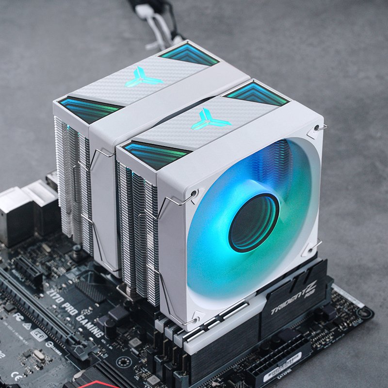 Jonsbo Cr-3000 Cpu-Kühler, Argb - Blanco