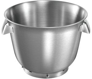 Bosch Home Muz9er1 Bol Para Mezclar Plateado, Sencillo, Acero Inoxidable, 5,5 L, Acero Inoxidable