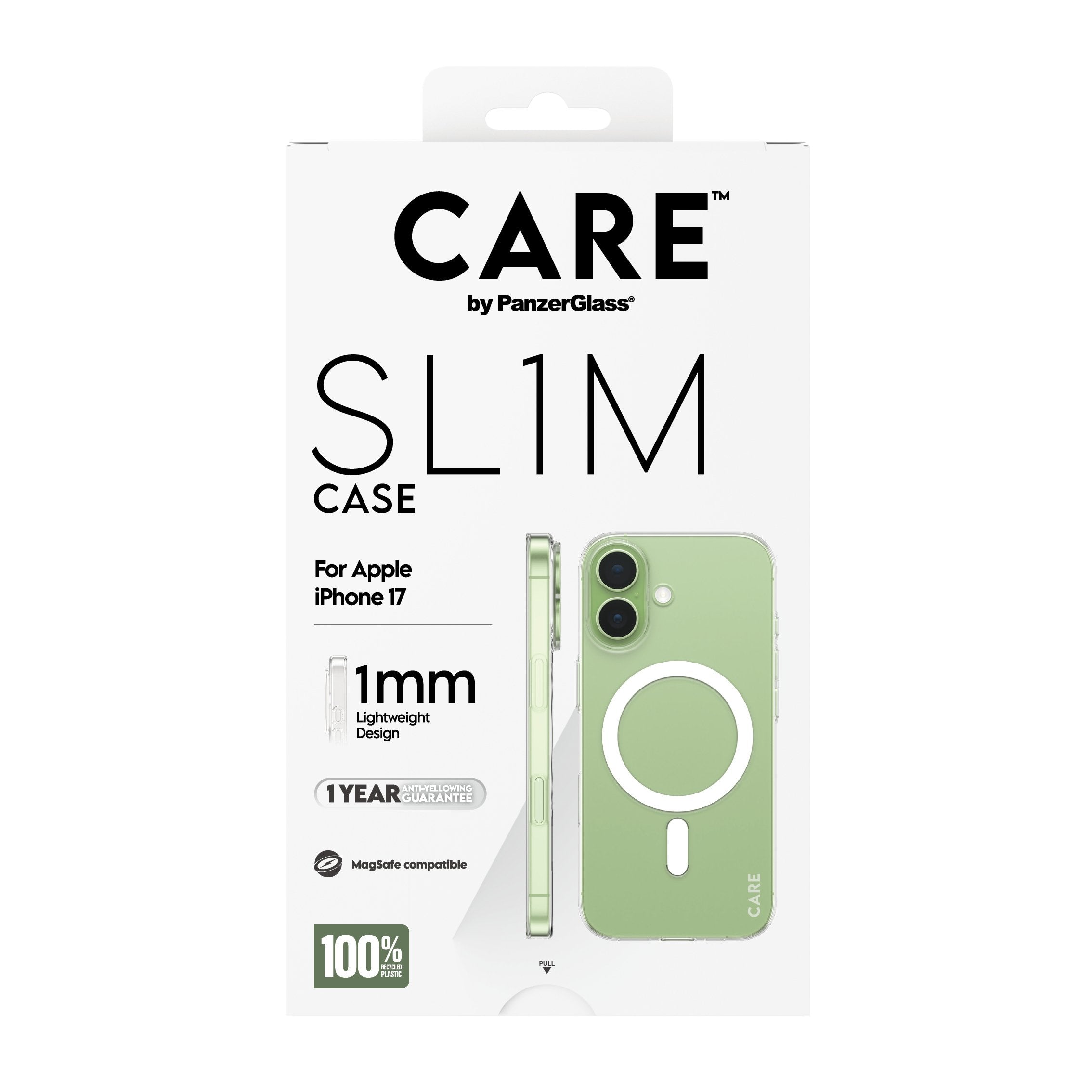 Panzerglass Care Sl1m Case Transparent W. Magsafe Ip 17