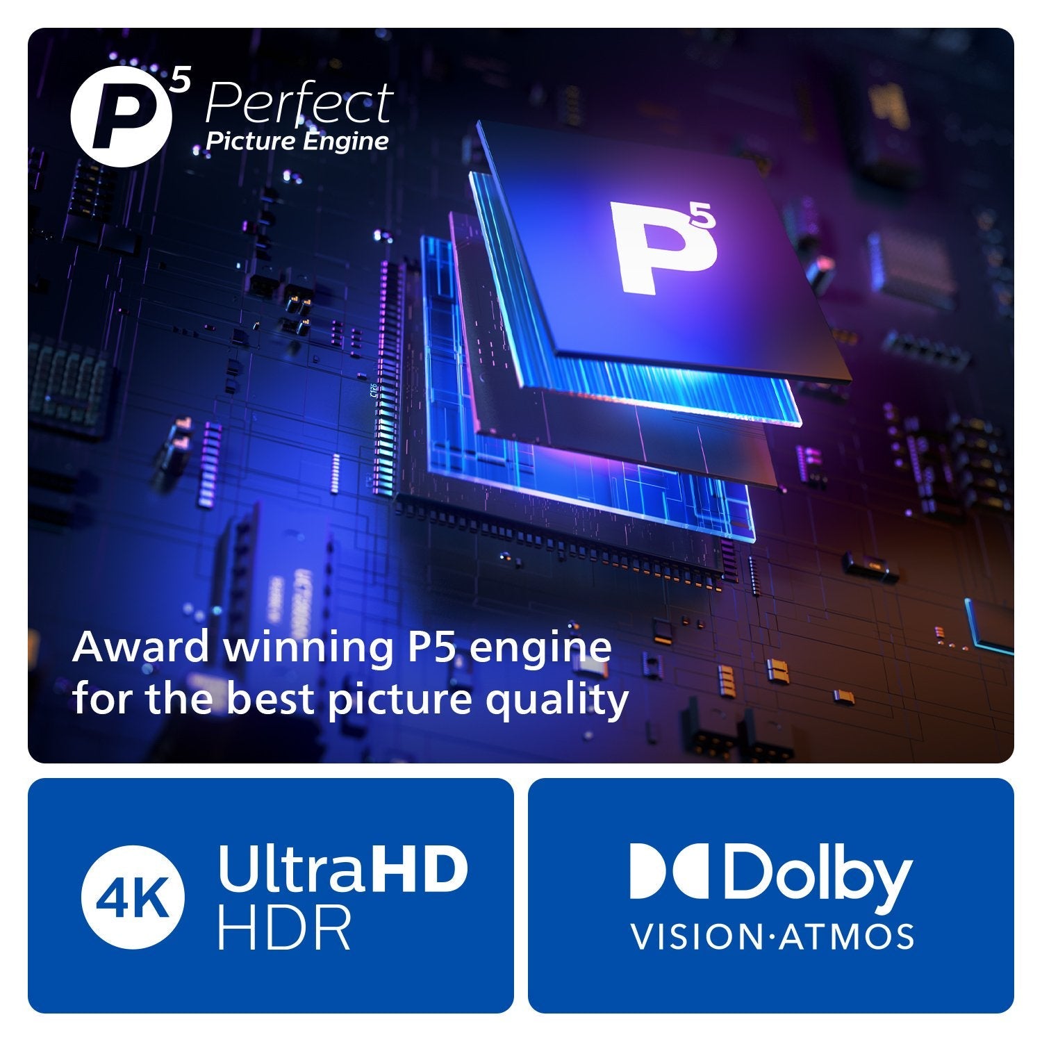 Philips The One 50pus8949/12, Televisión Led 126 Cm 50", Antracita/Cromo, Ultrahd/4k, Wlan, Ambilight, Dolby Vision, Hdr, Panel 120hz 50pus8949/12