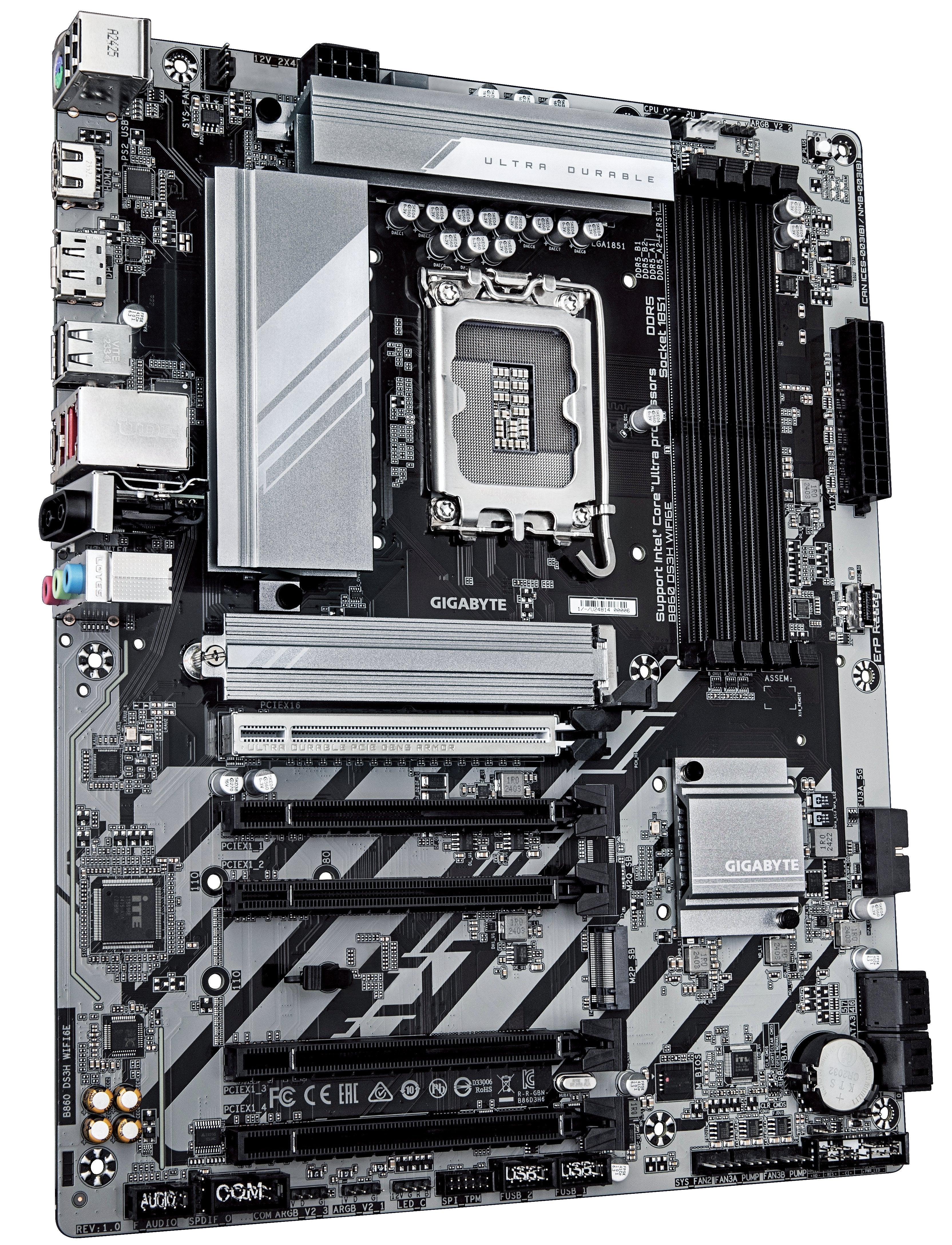 EAN 4719331867515 - GIGABYTE B860 DS3H WIFI6E placa base Intel B860 LGA 1851 (Socket V1) ATX imagen 3