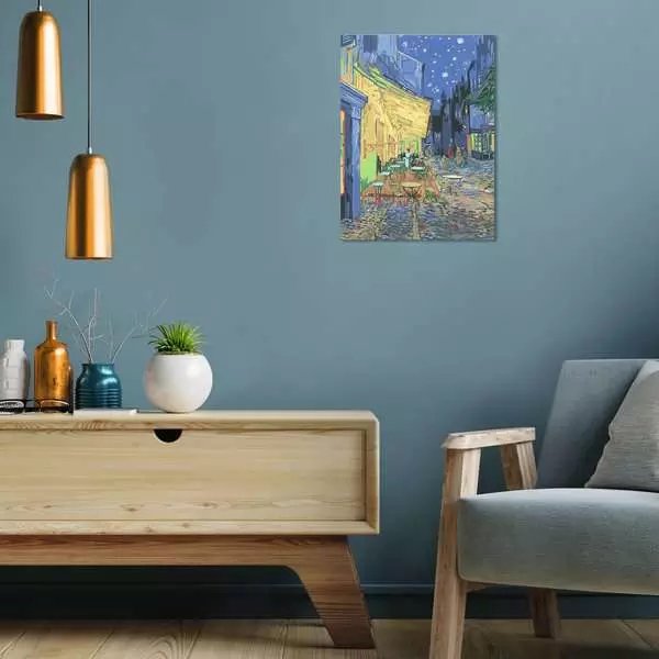 Colección De Arte De Ravensburger Ceart - Café Terrace At Night (Van Gogh), Pintura 23519