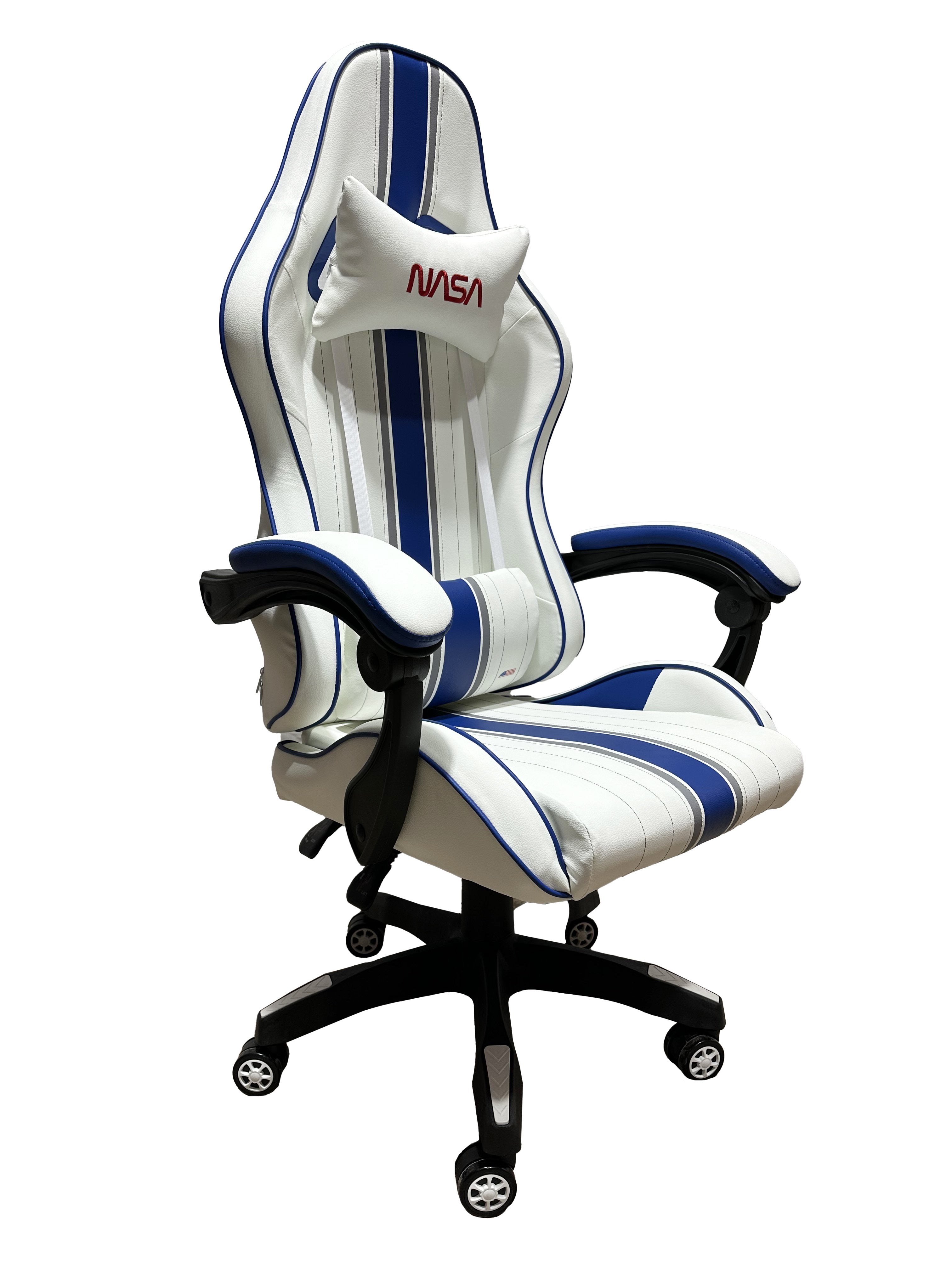 Silla Gaming Nasa Atlantis Bis Blanca Azul