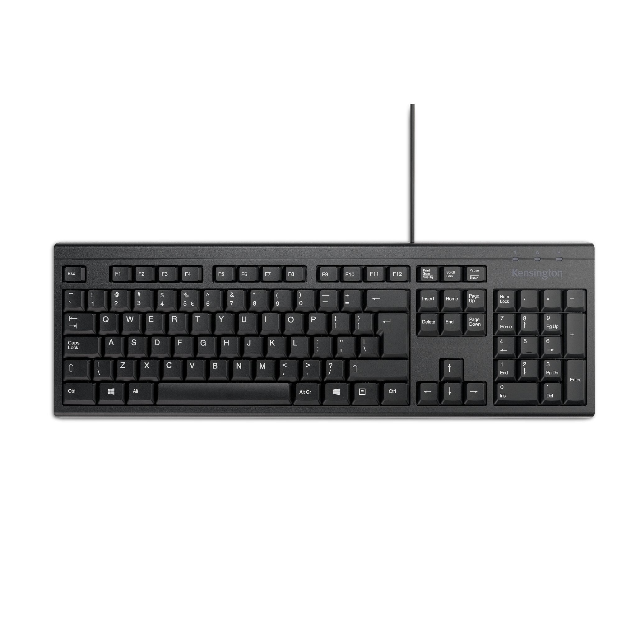 Kensington Kb100 Eq, Teclado Negro, Distribución Ee.Uu. K63727ww