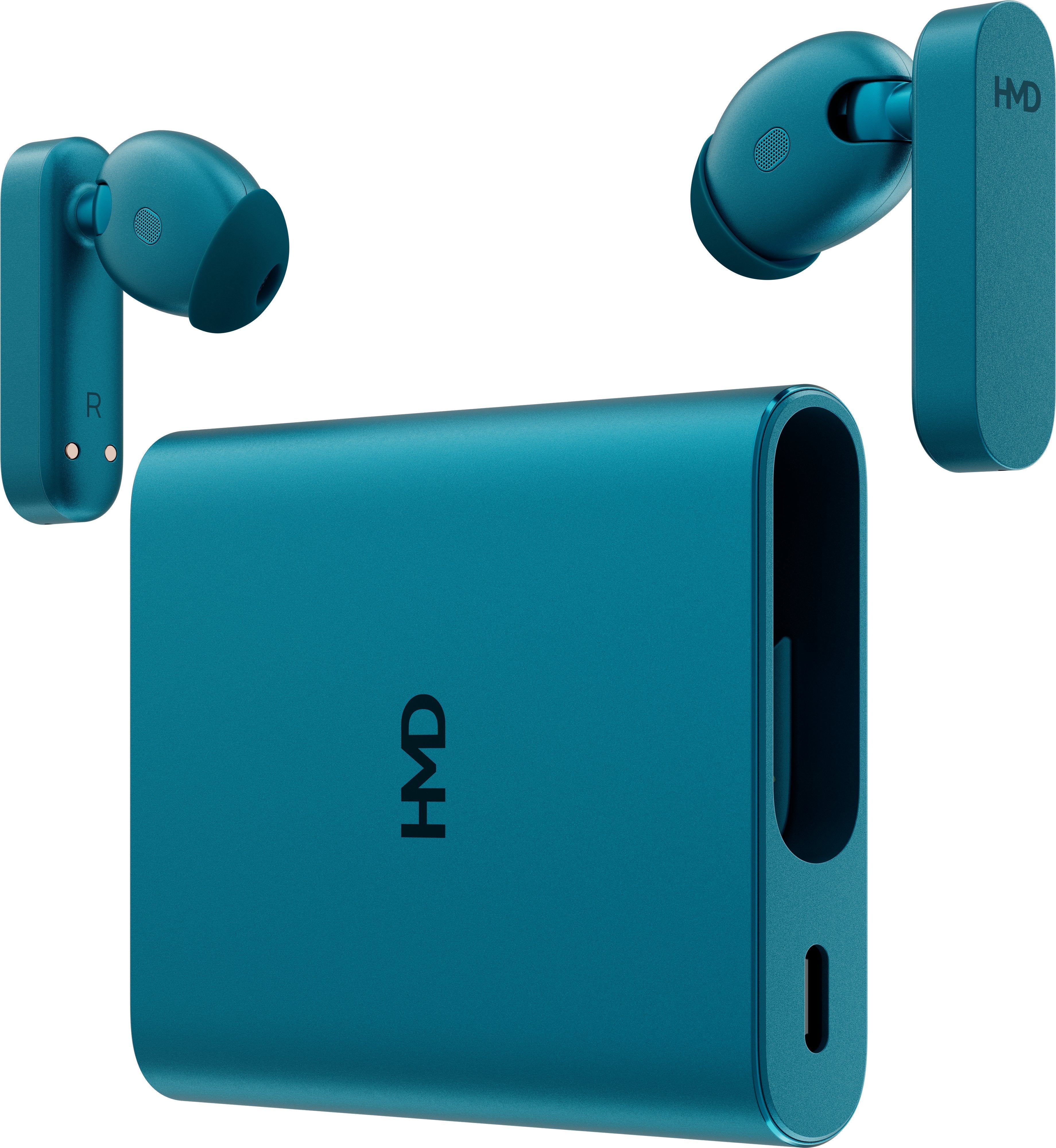 Auriculares Hmd Amped Buds Inalámbrico Bluetooth Cian
