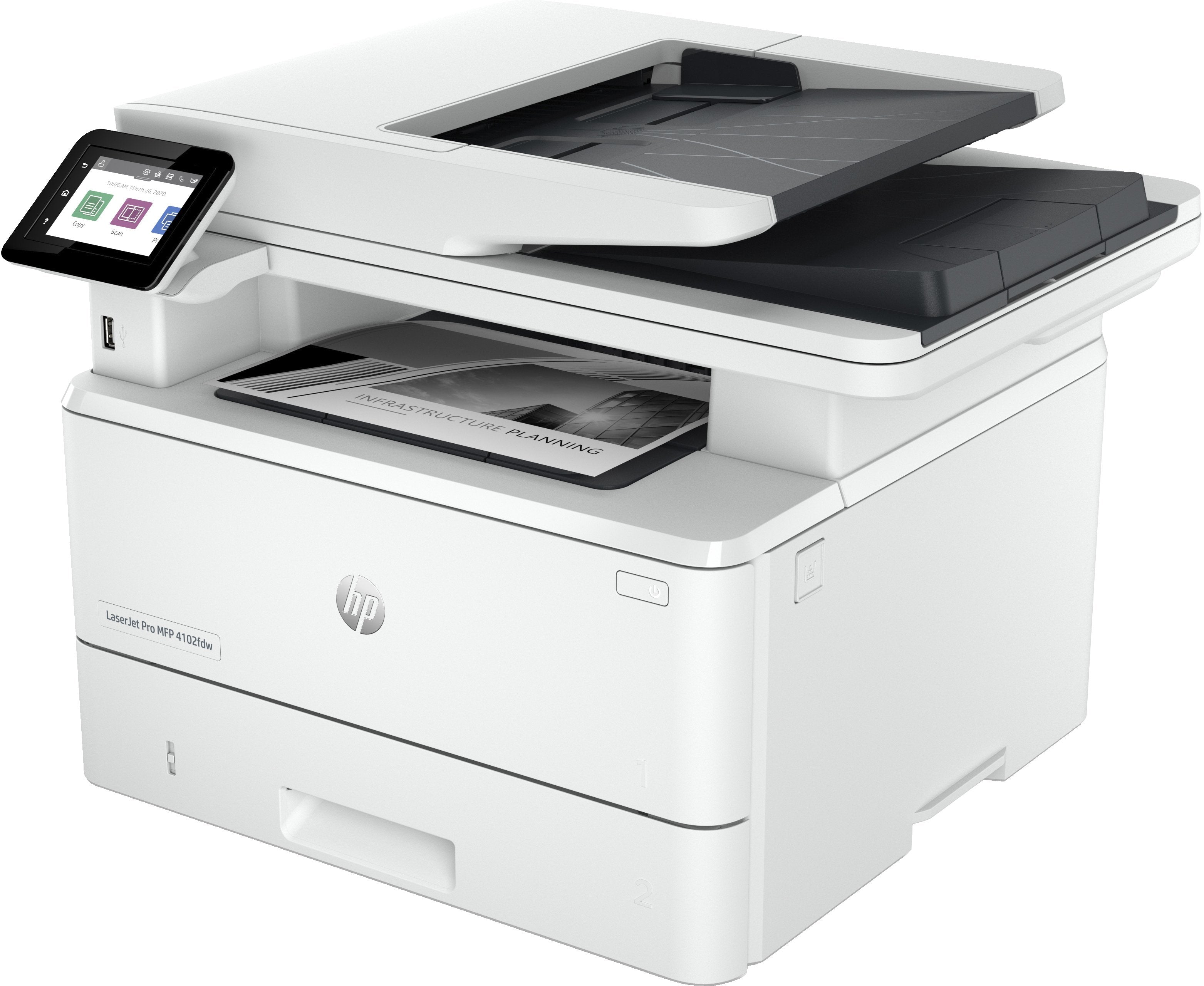 EAN 0195161936128 - HP LaserJet Pro MFP 4102dw Printer Laser A4 1200 x 1200 DPI 40 ppm Wifi imagen 3