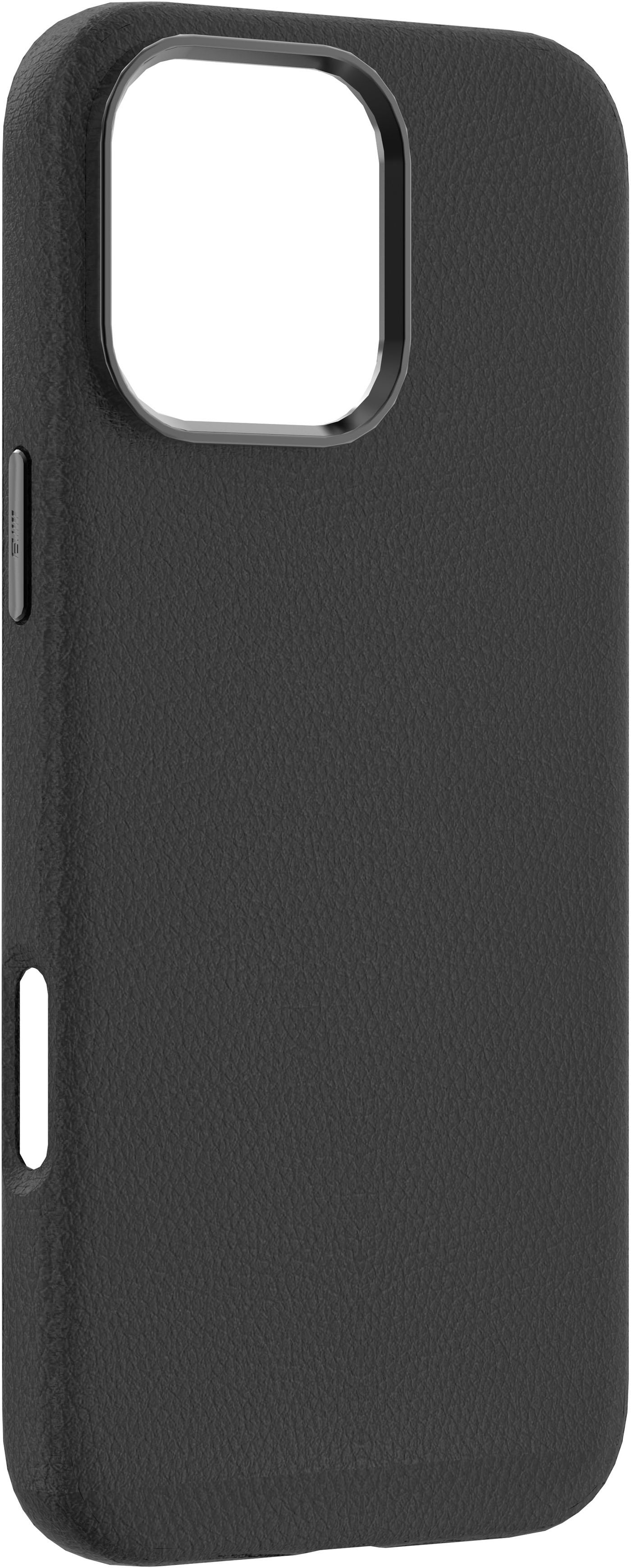 Infinite Venice Iphone 16 Pro Black Leather Magnetic Cover.