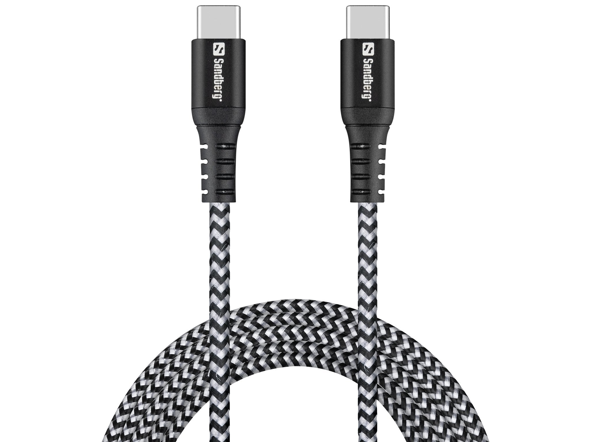 Sandberg 441-67 Cable Usb Usb 2.0 2 M Usb C Negro, Blanco