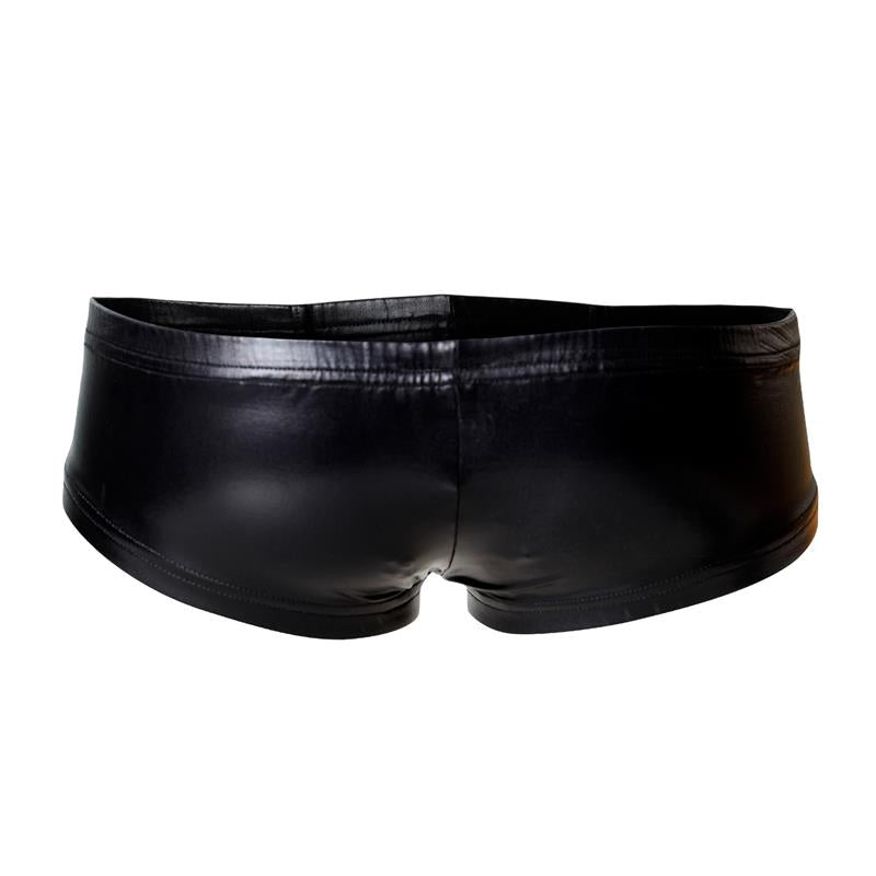 Cut4men - Booty Shorts Negro Cuero S