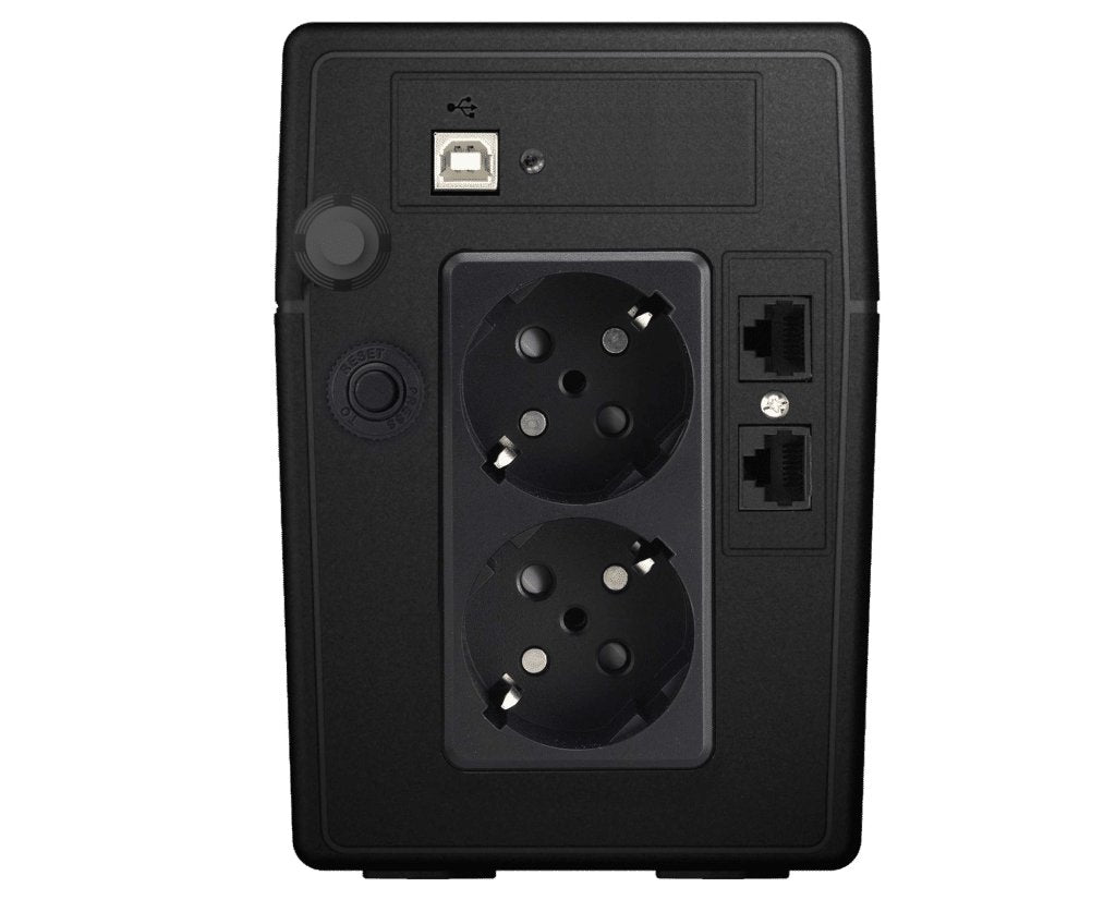 Sai Línea Interactiva Phasak 650 Va Lcd Interactive 650va 2 Salidas Formato Torre