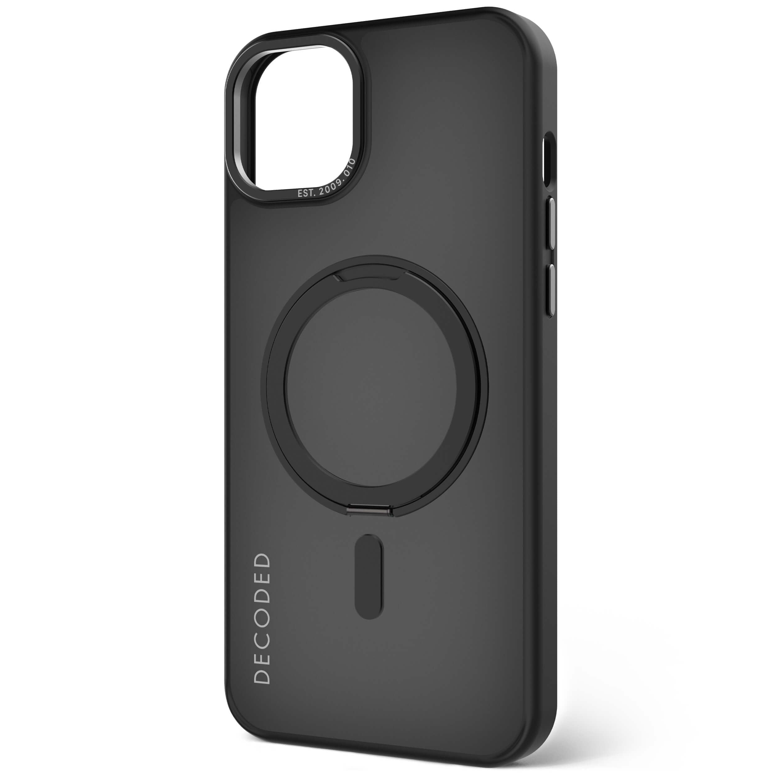 Decoded Recycled Plastic Loop Stand Backcover Ip 15 Plus Black