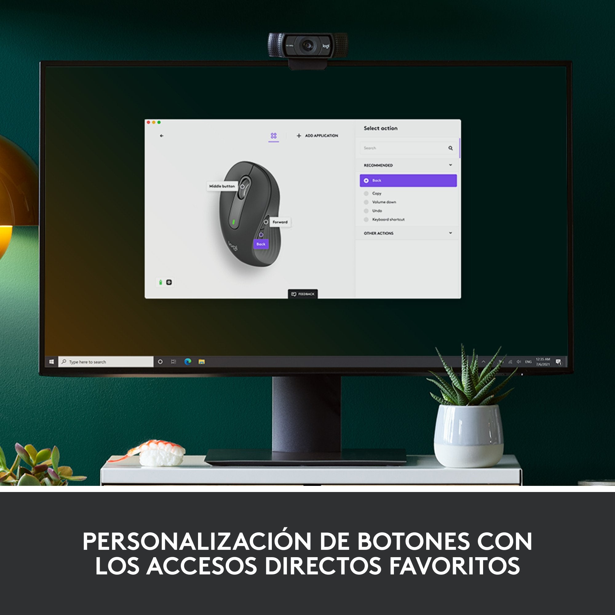 Logitech Signature M650 Ratón Oficina Izquierda Rf Wireless + Bluetooth Óptico 4000 Dpi