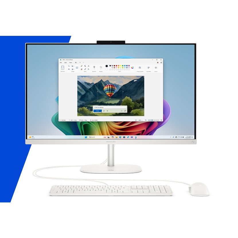 EAN 199896593571 - HP OmniStudio All-in-One Desktop Next Gen AI 27-cw0007ns PC Copilot+ PC AMD Ryzen AI 5 68,6 cm (27") 1920 imagen 6