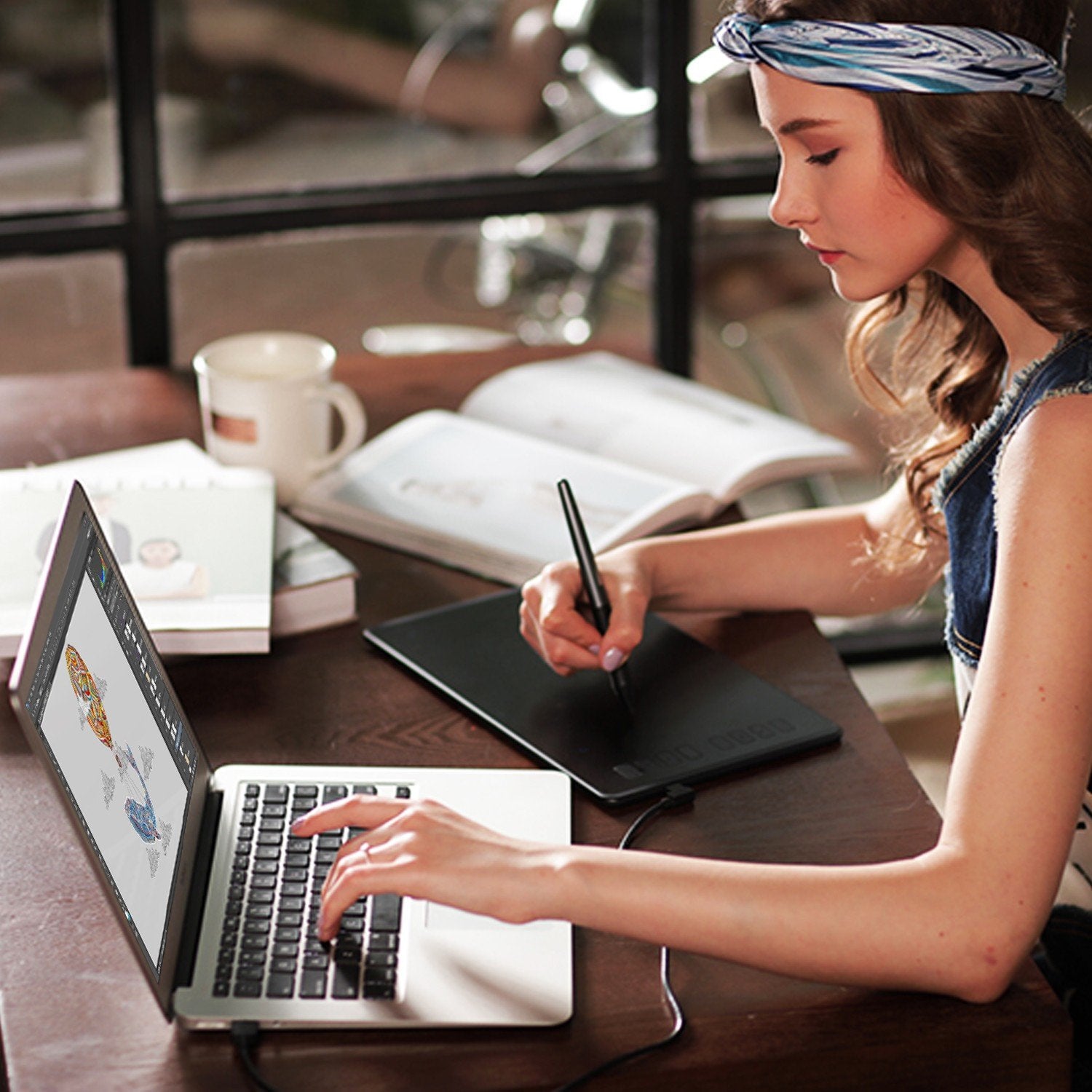 EAN 6930444800628 - HUION H950P tableta digitalizadora Negro 5080 líneas por pulgada 220 x 137 mm USB imagen 4